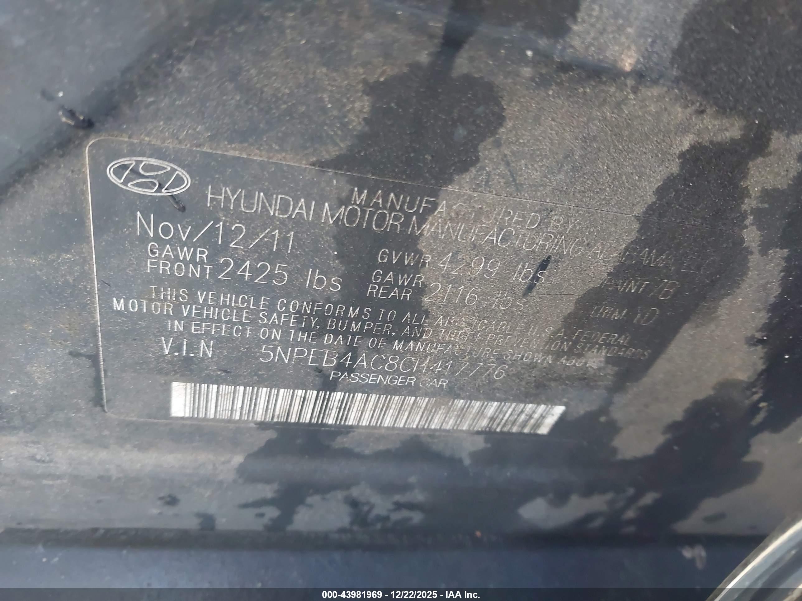 HYUNDAI SONATA image 9