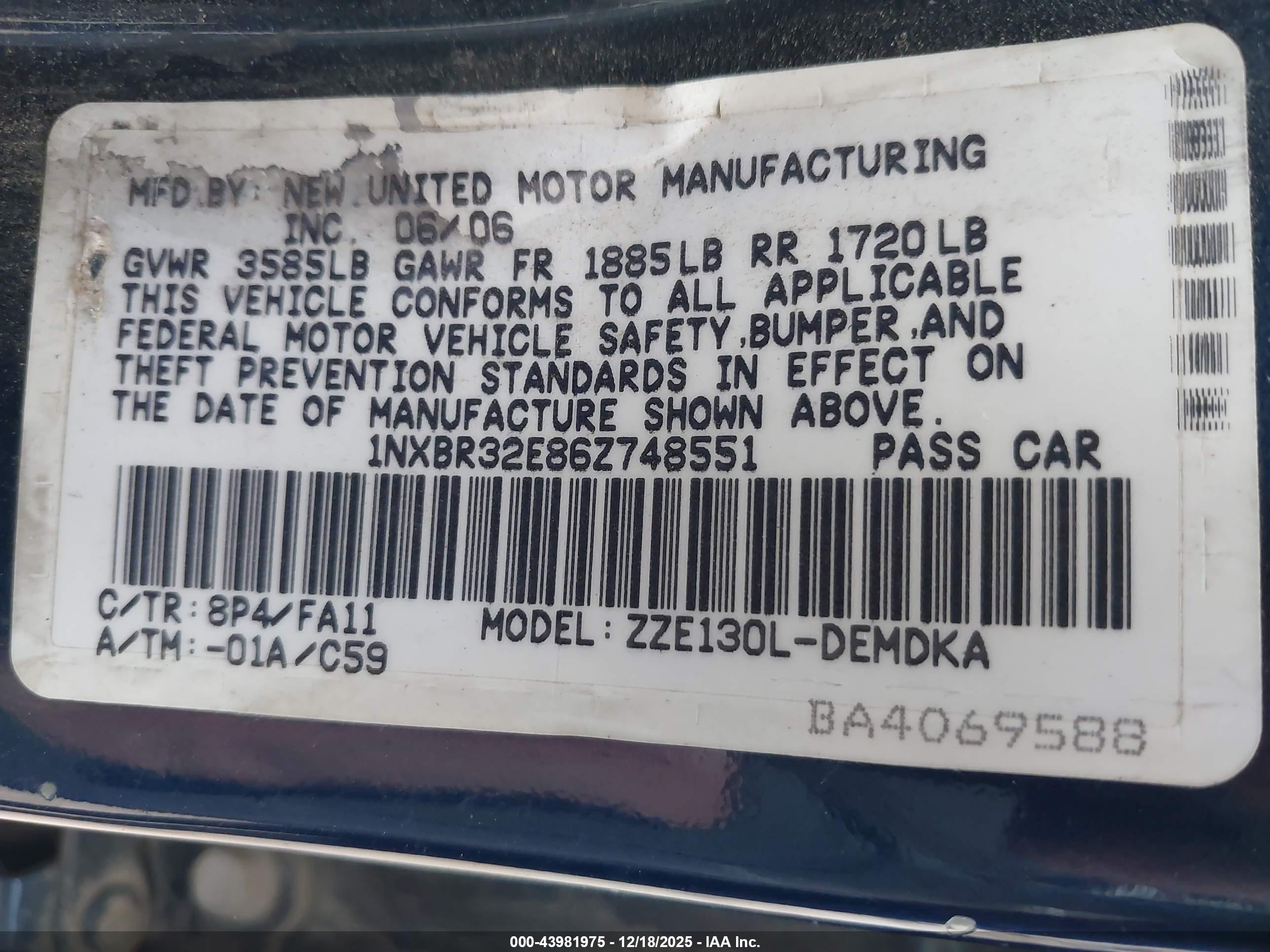 TOYOTA COROLLA image 9