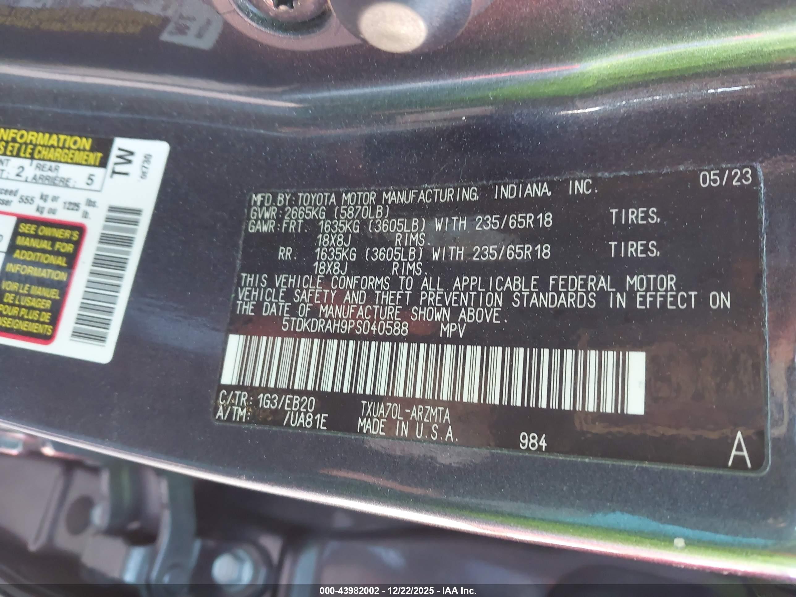 TOYOTA HIGHLANDER image 9
