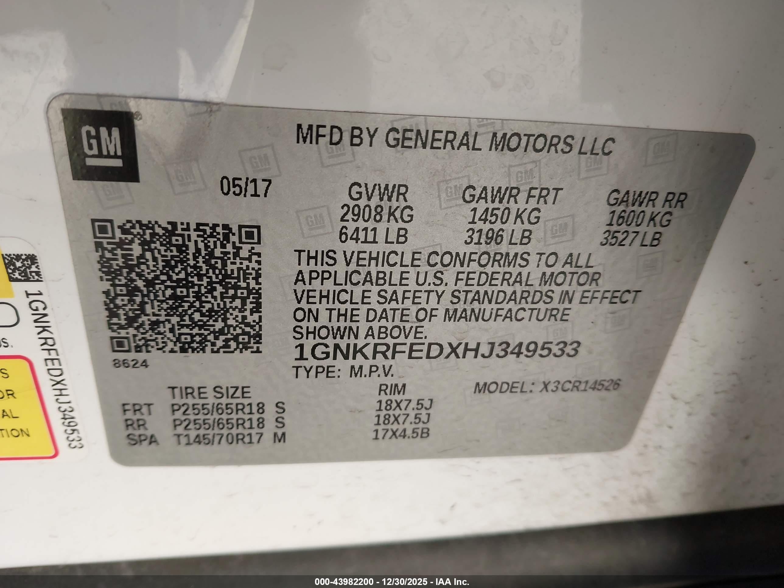 CHEVROLET TRAVERSE image 9