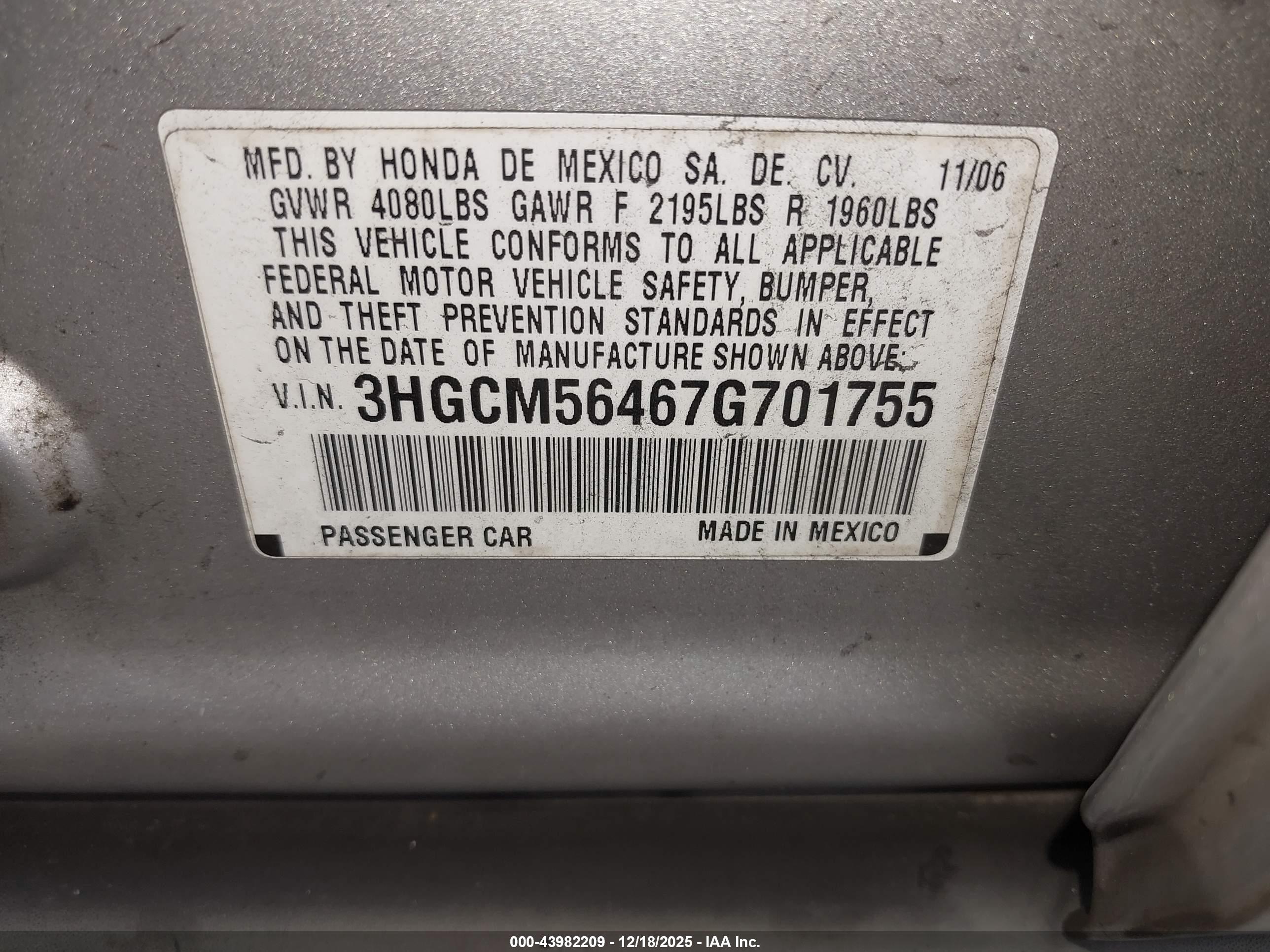 HONDA ACCORD image 9
