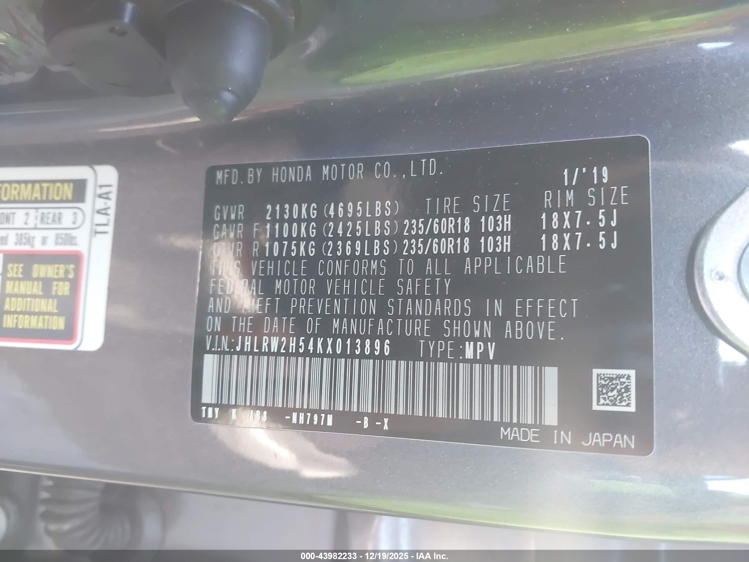 HONDA CR-V image 9