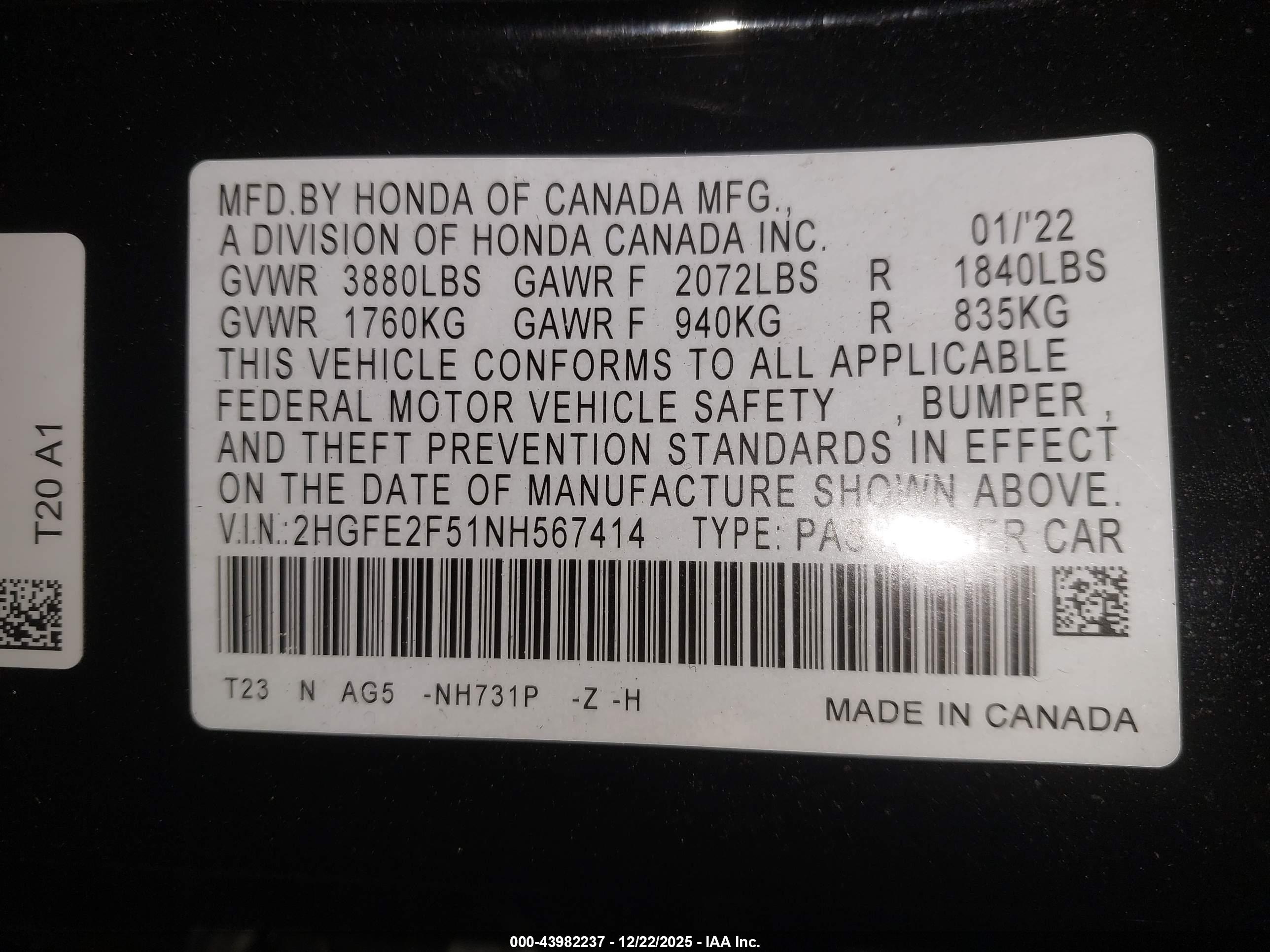 HONDA CIVIC image 9