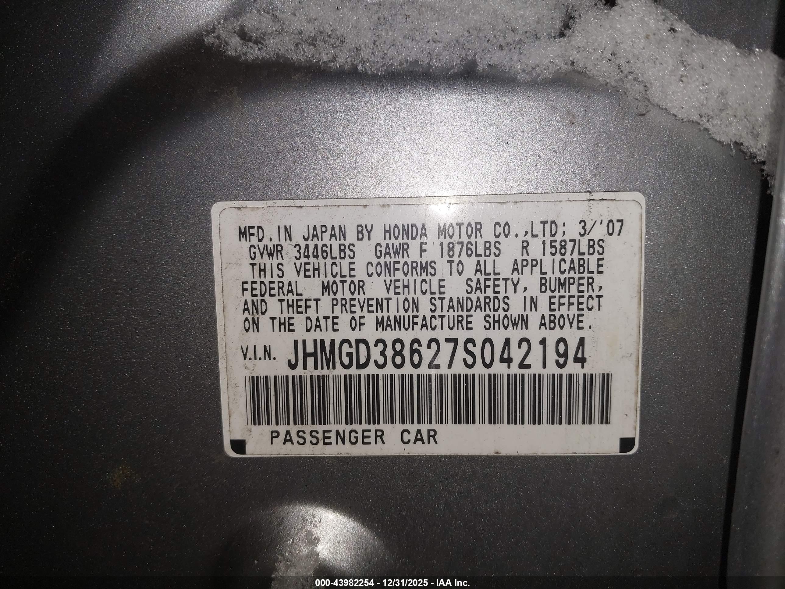 HONDA FIT image 9