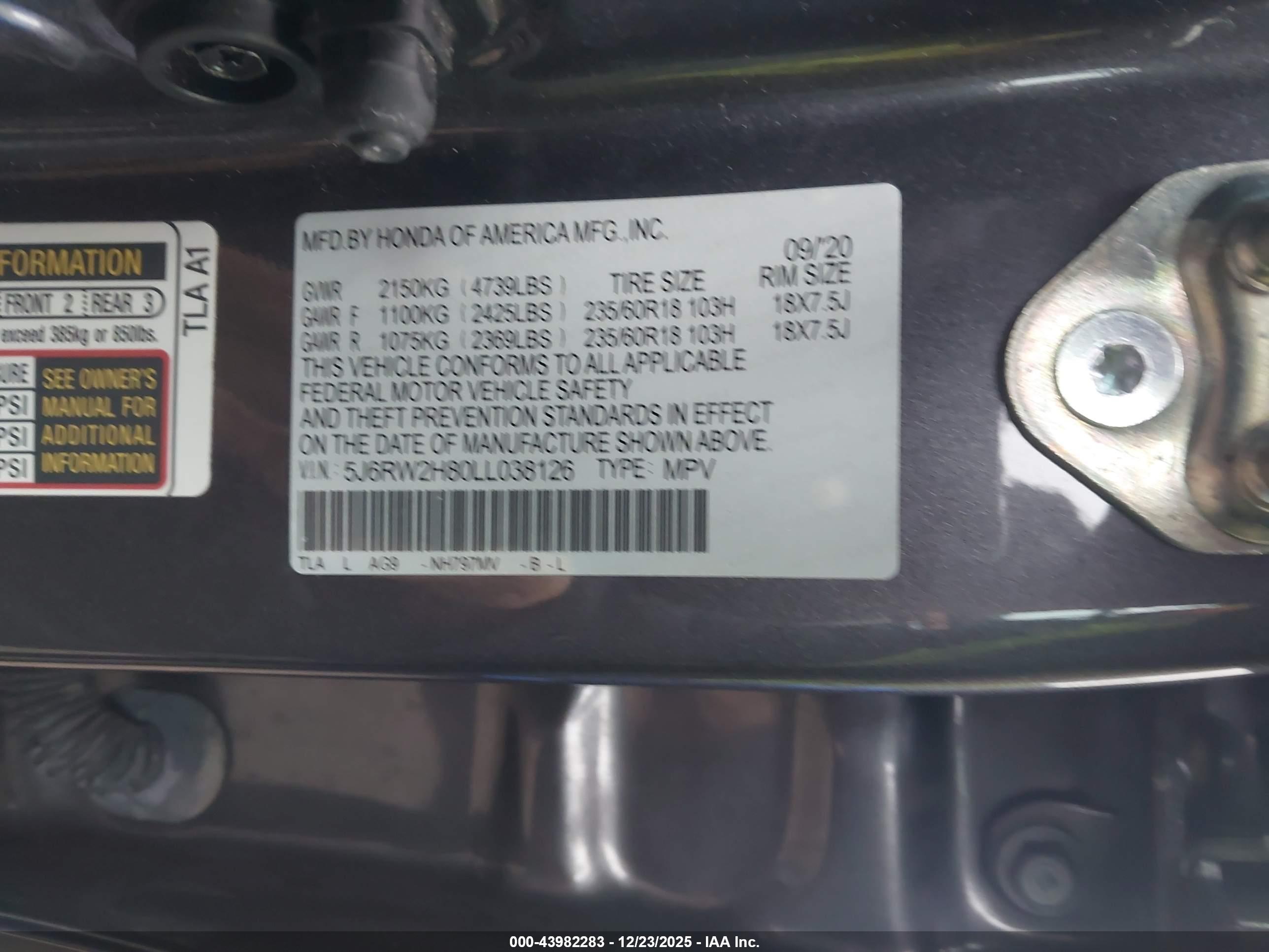 HONDA CR-V image 9