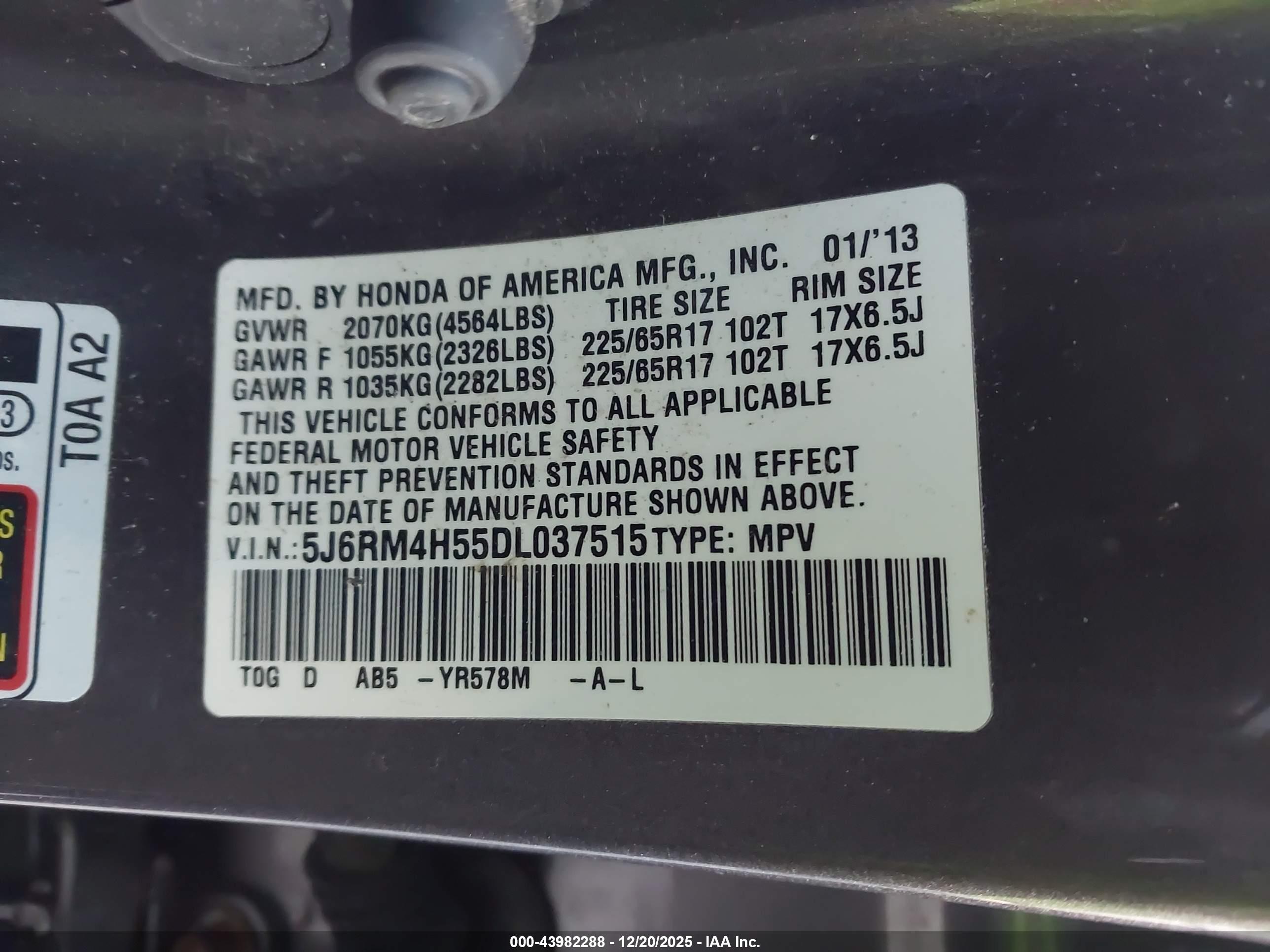 HONDA CR-V image 9