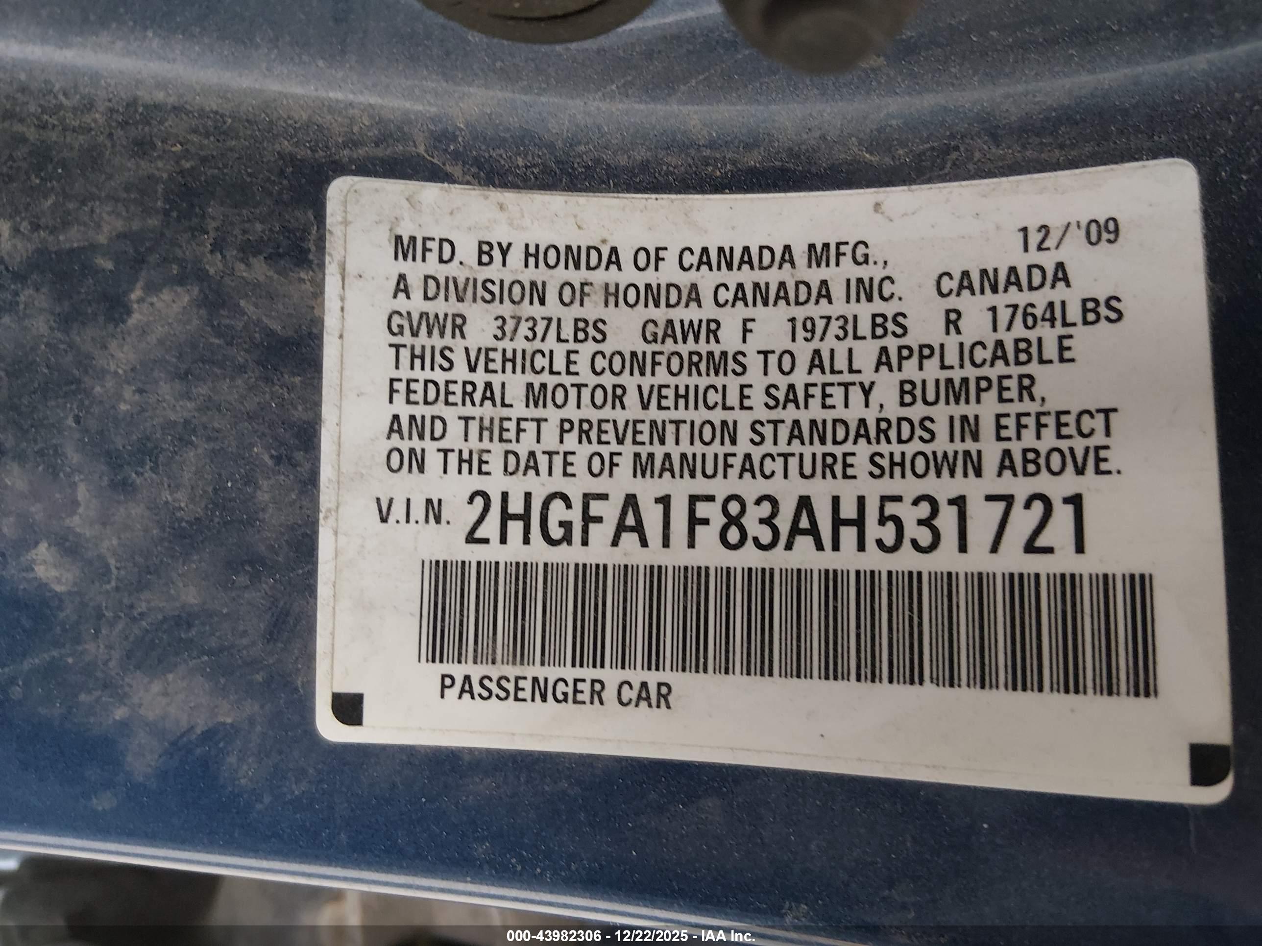 HONDA CIVIC image 9