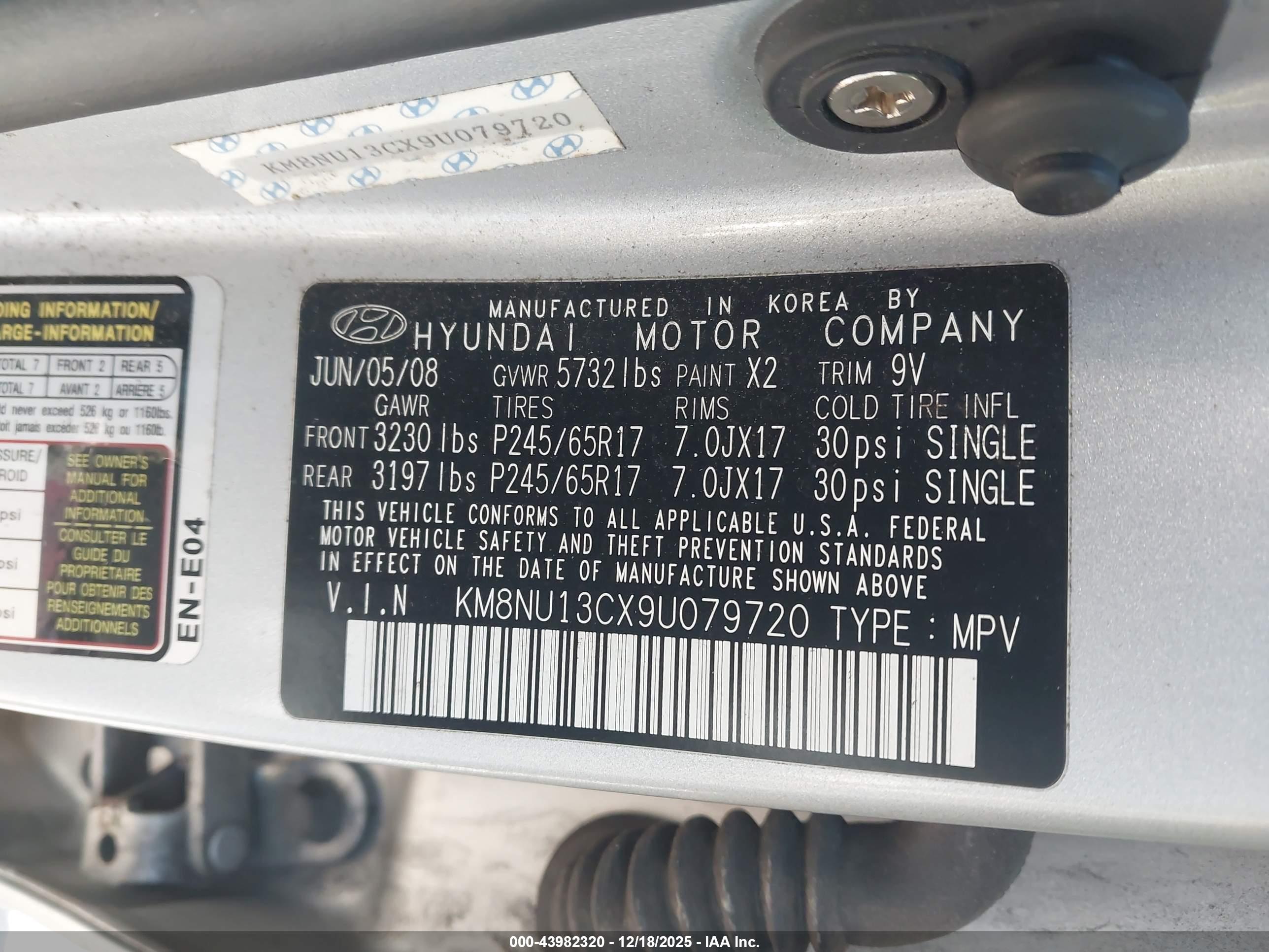 HYUNDAI VERACRUZ image 9
