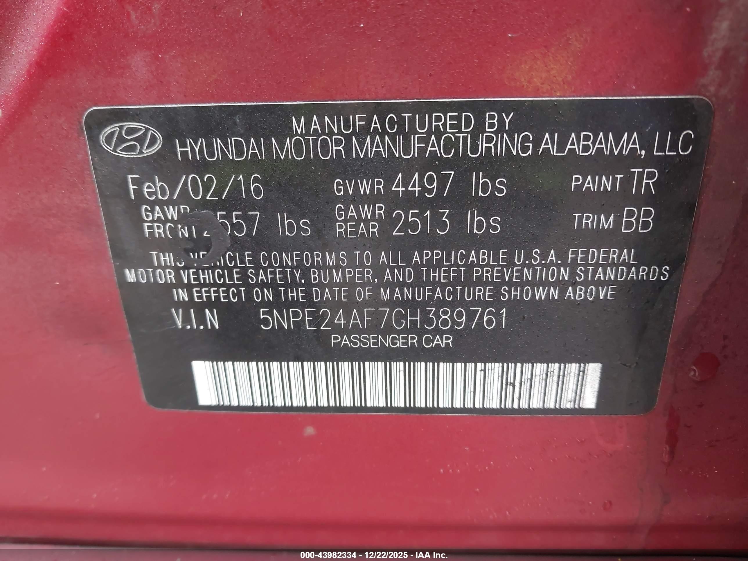 HYUNDAI SONATA image 9
