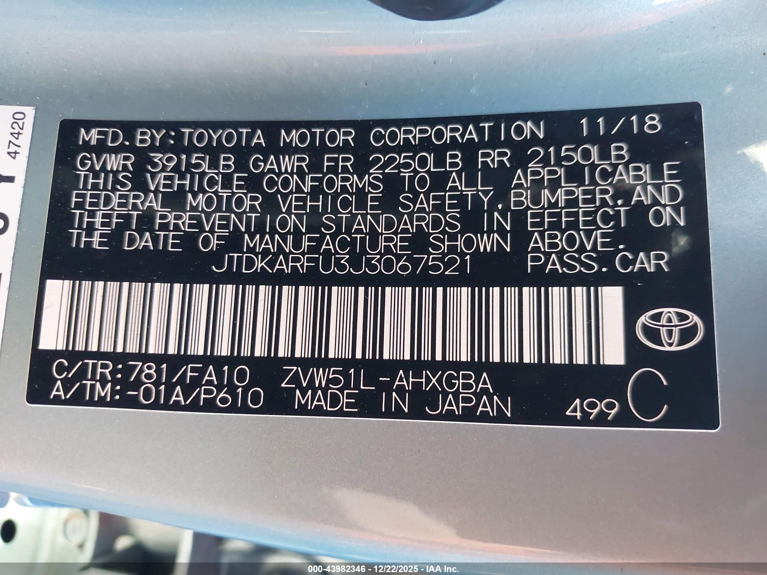 TOYOTA PRIUS image 9