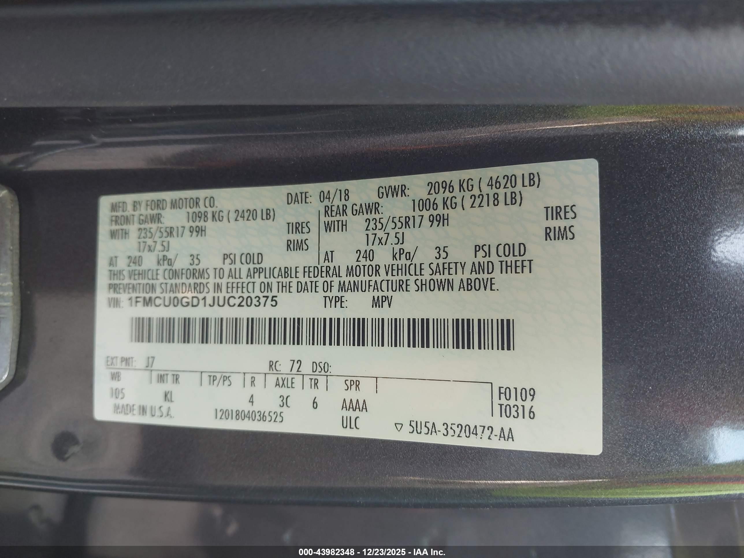 FORD ESCAPE image 9