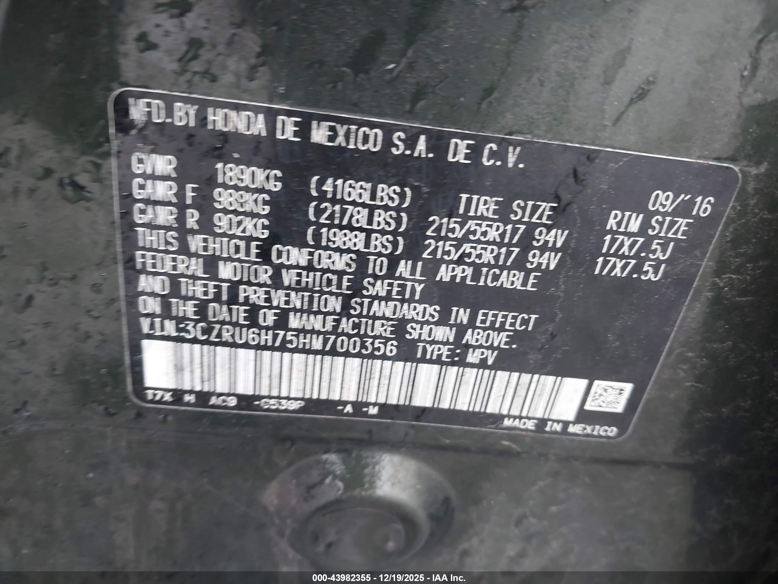 HONDA HR-V image 9