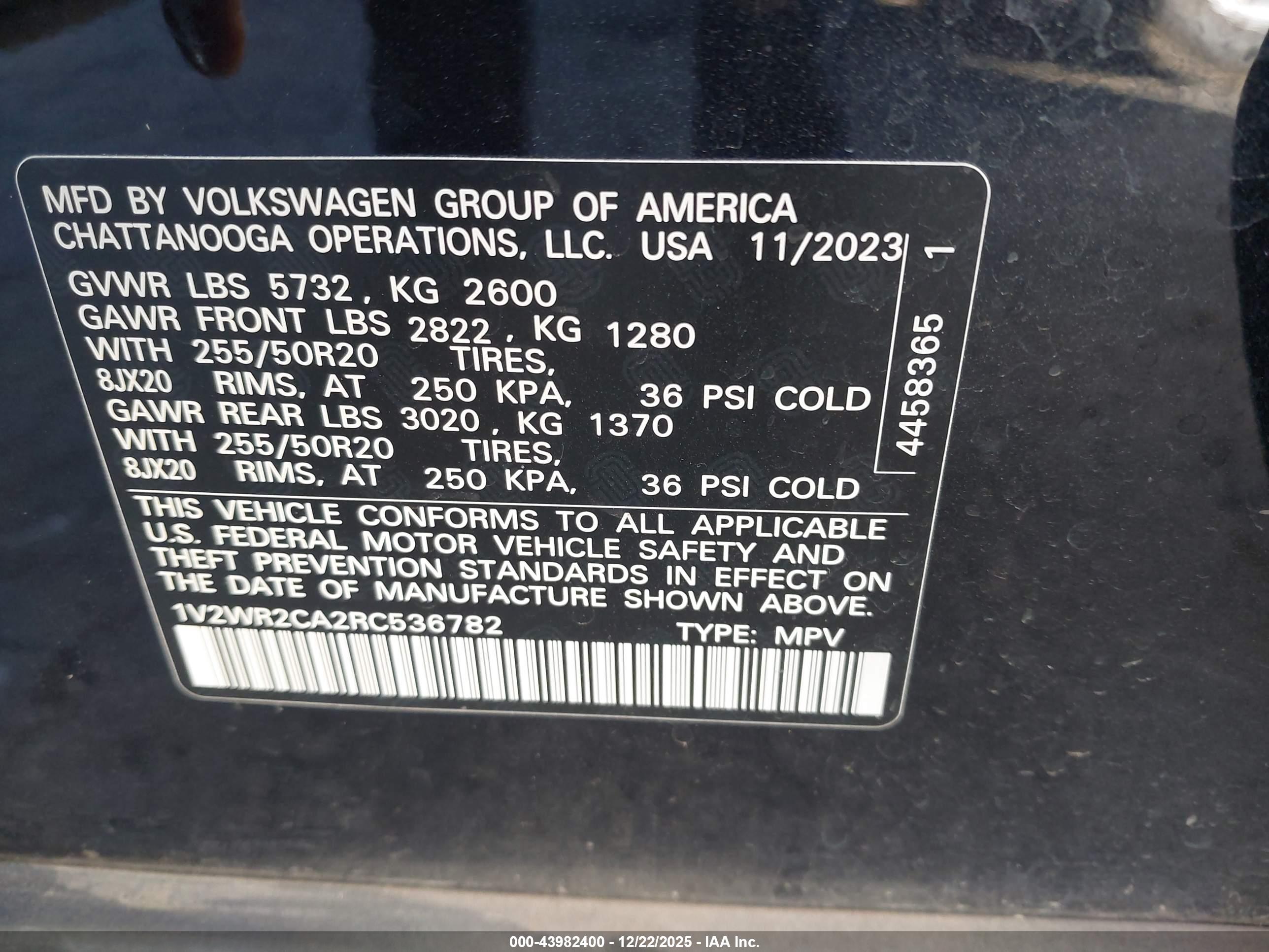 VOLKSWAGEN ATLAS image 9
