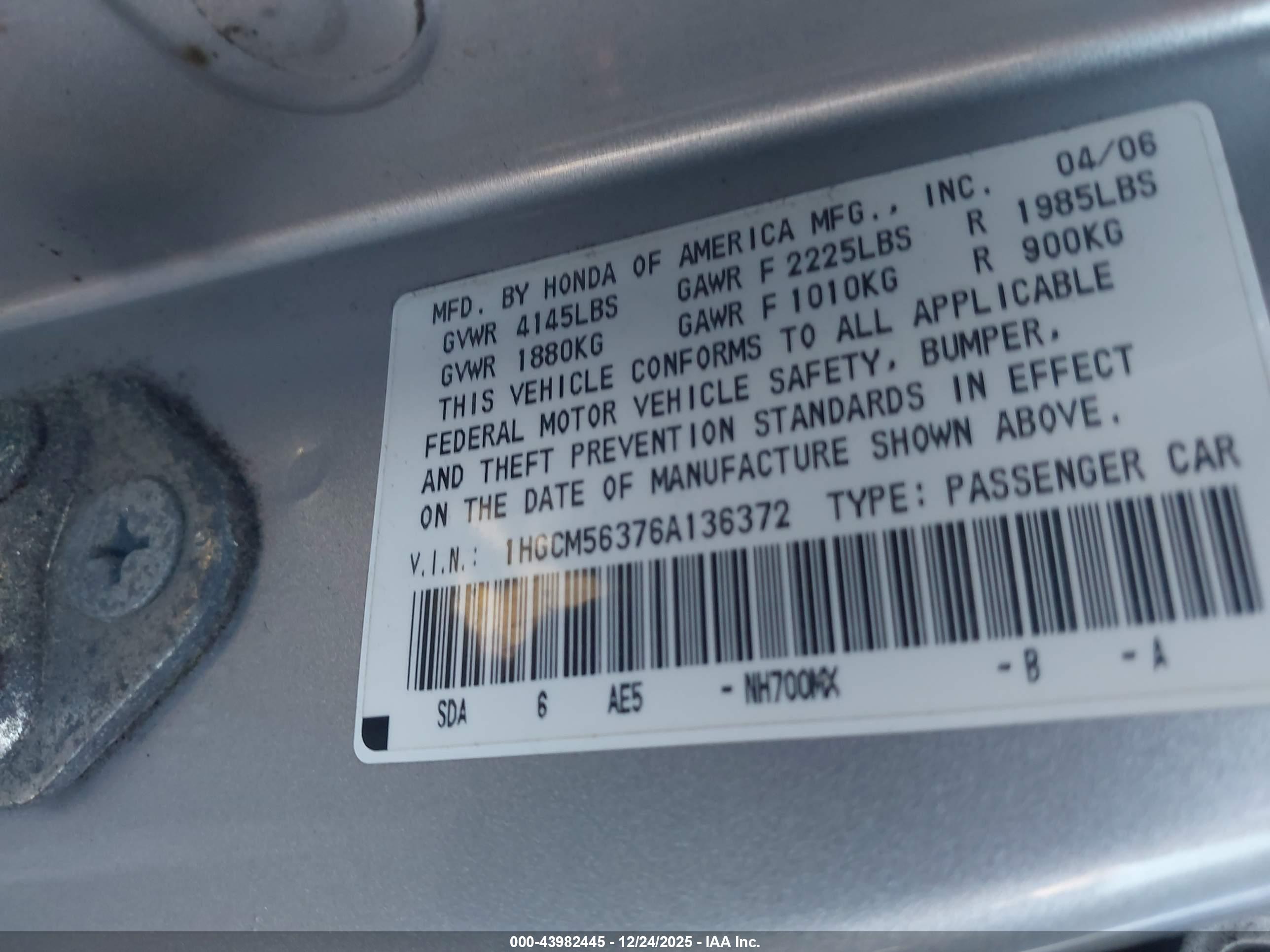 HONDA ACCORD image 9