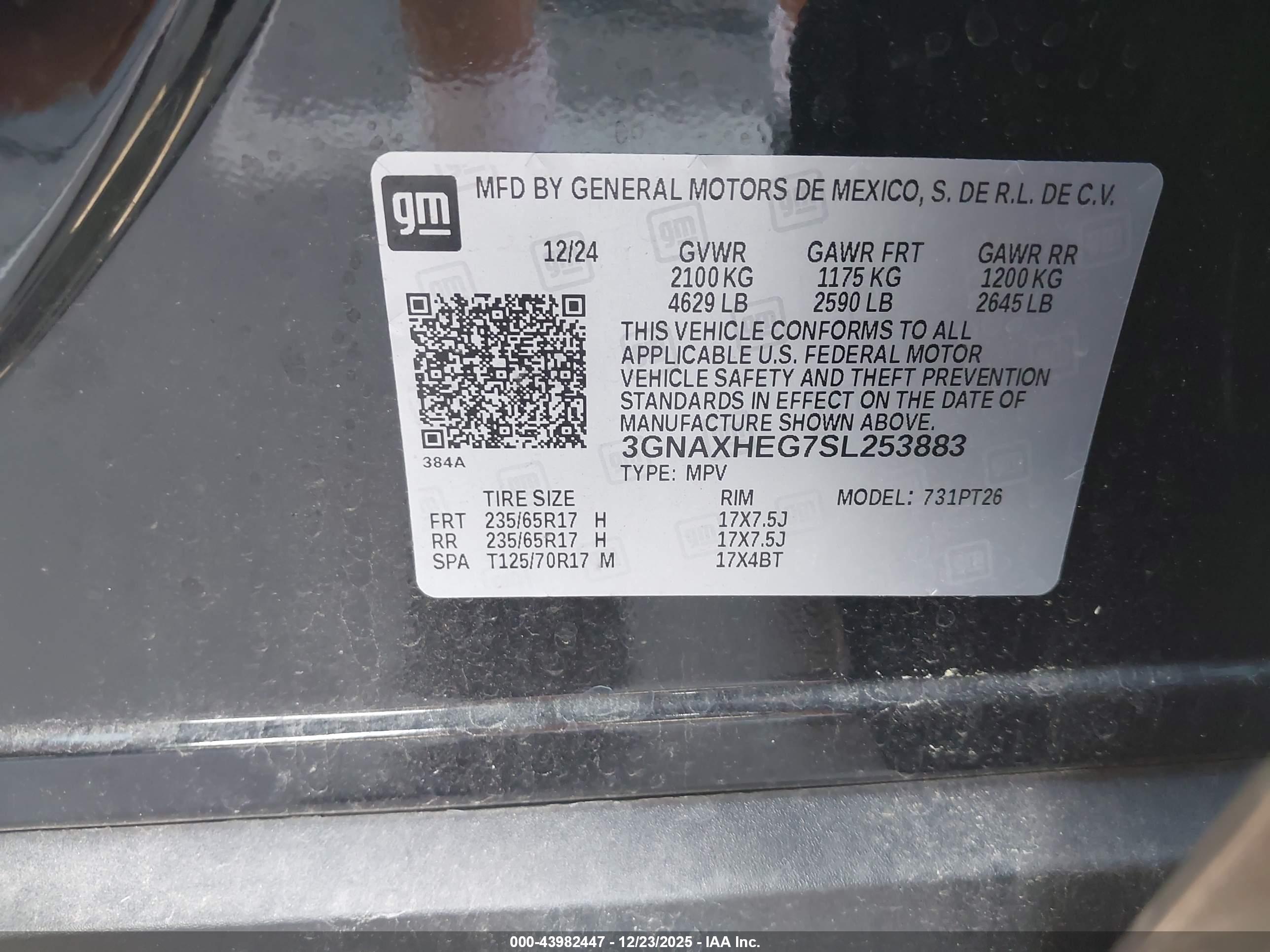 CHEVROLET EQUINOX image 9