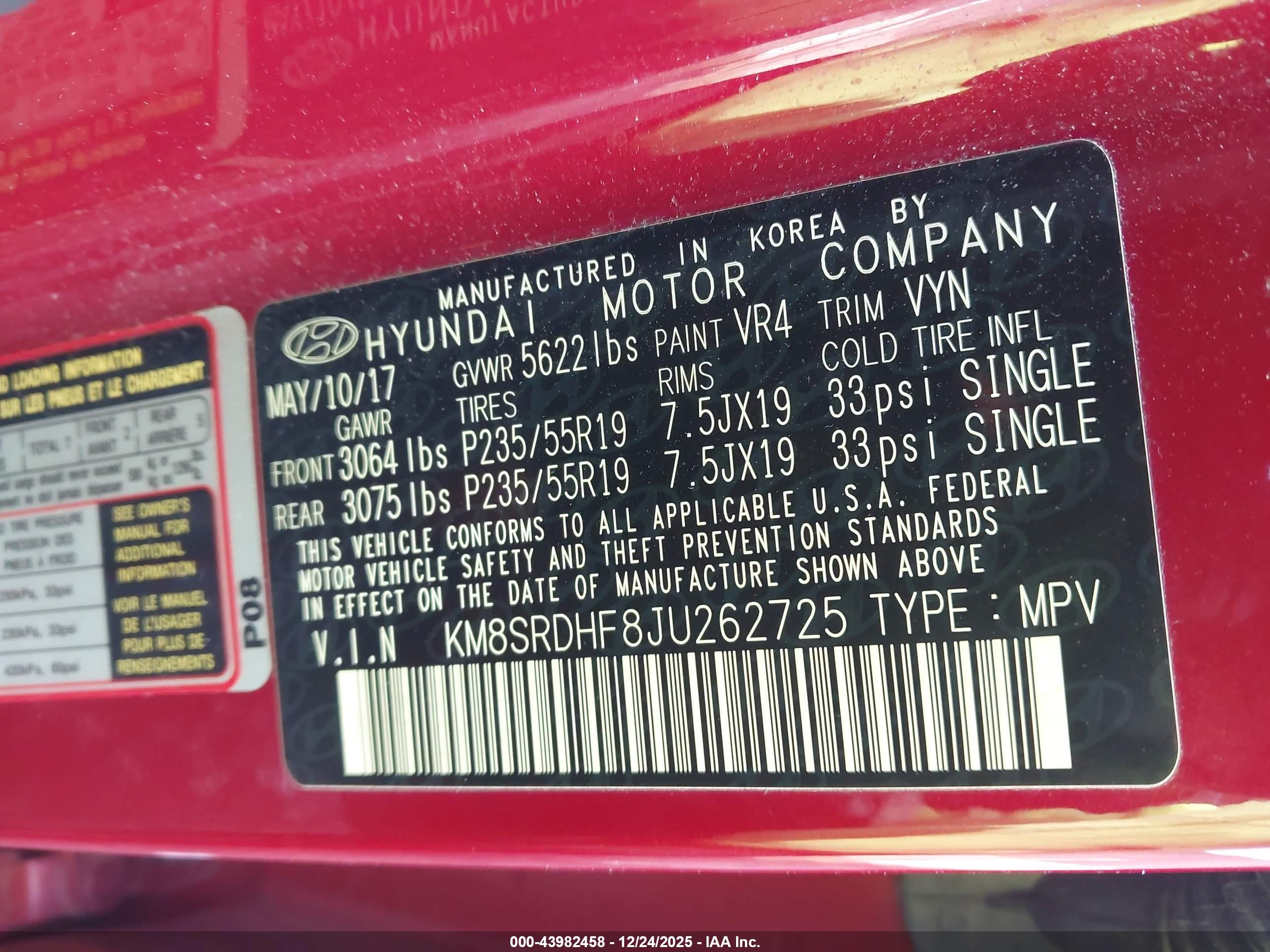 HYUNDAI SANTA image 9