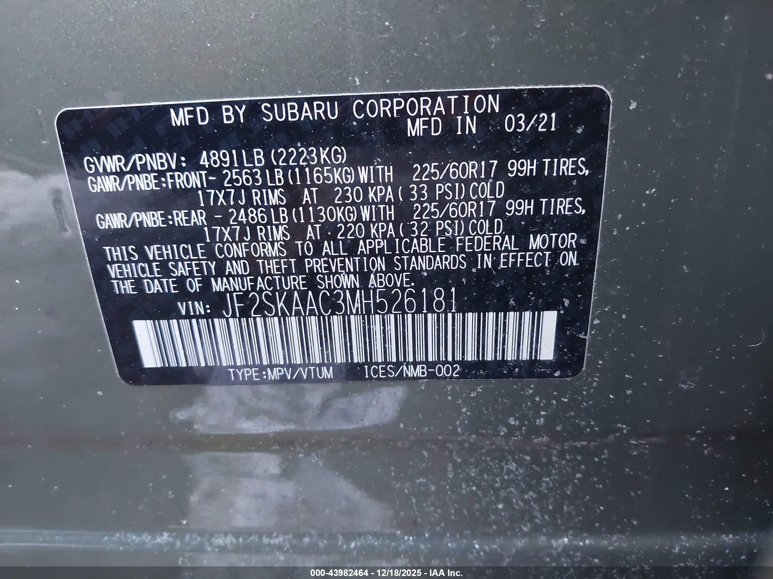 SUBARU FORESTER image 9