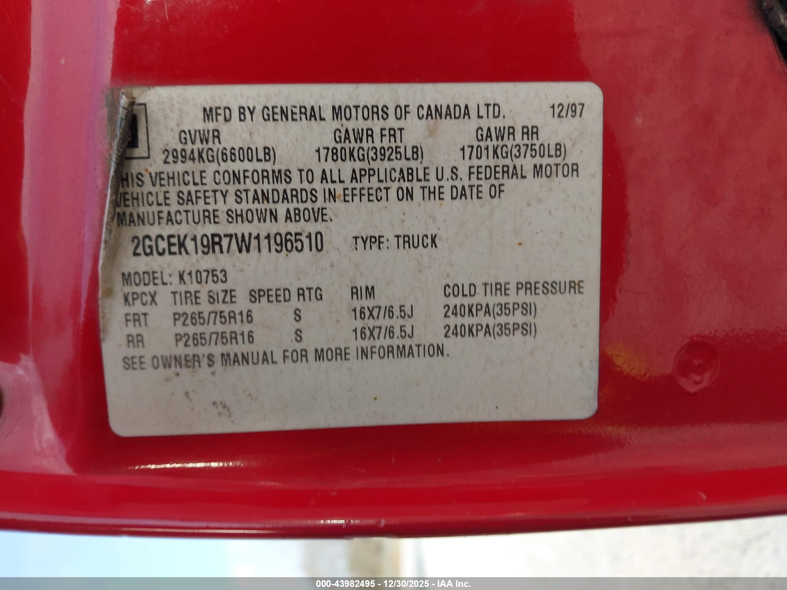 CHEVROLET K1500 image 9