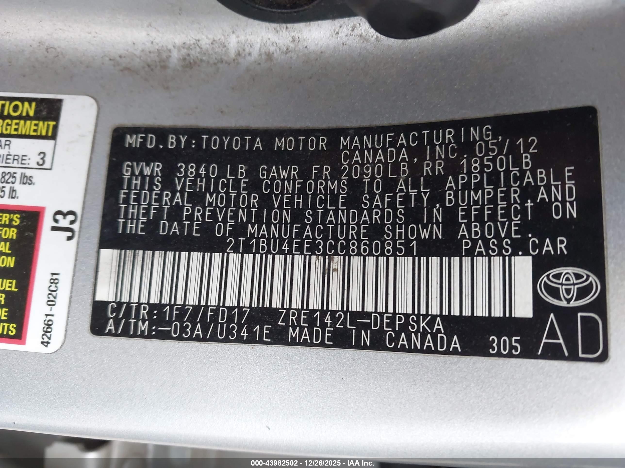 TOYOTA COROLLA image 9