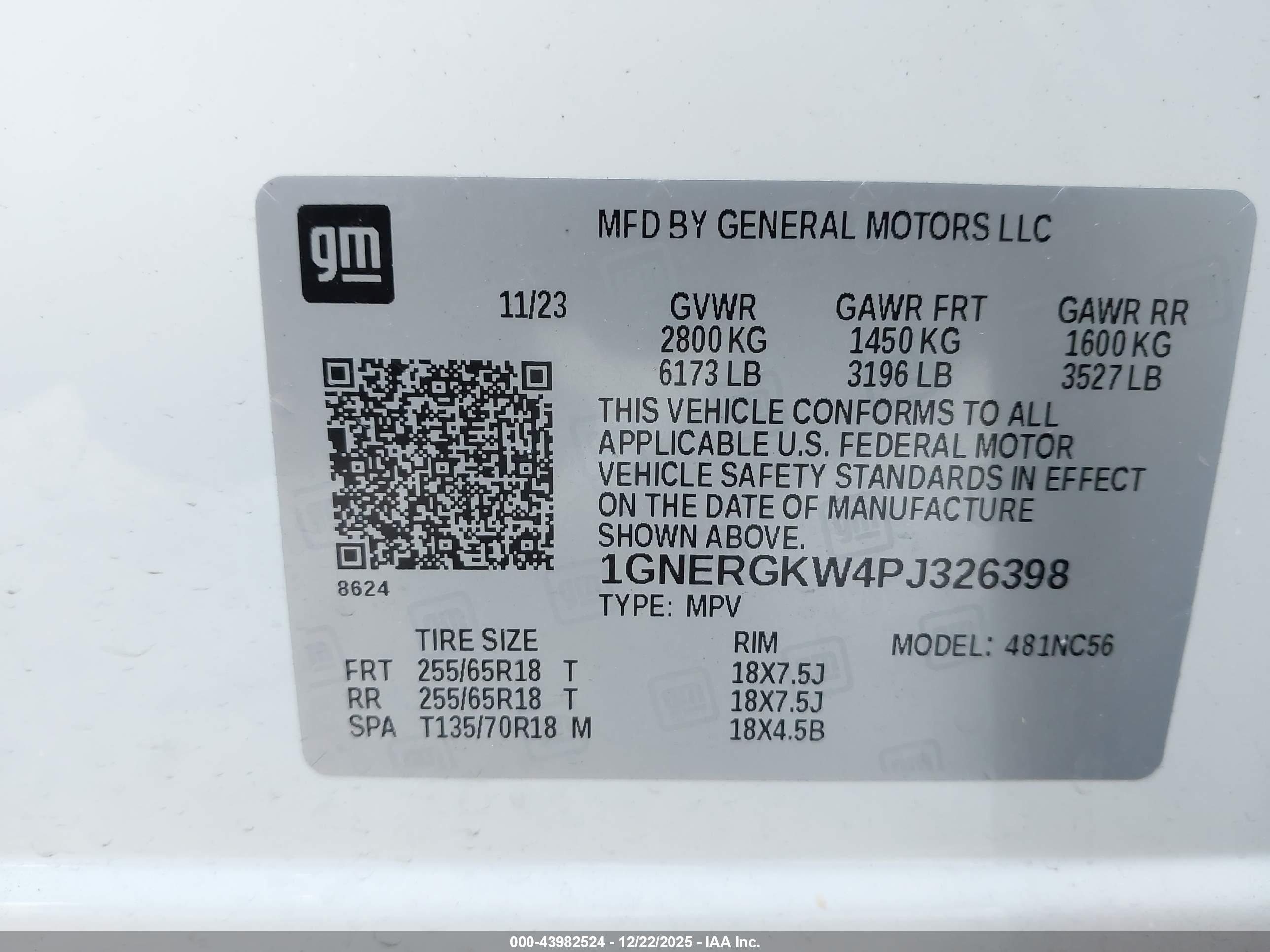 CHEVROLET TRAVERSE image 9
