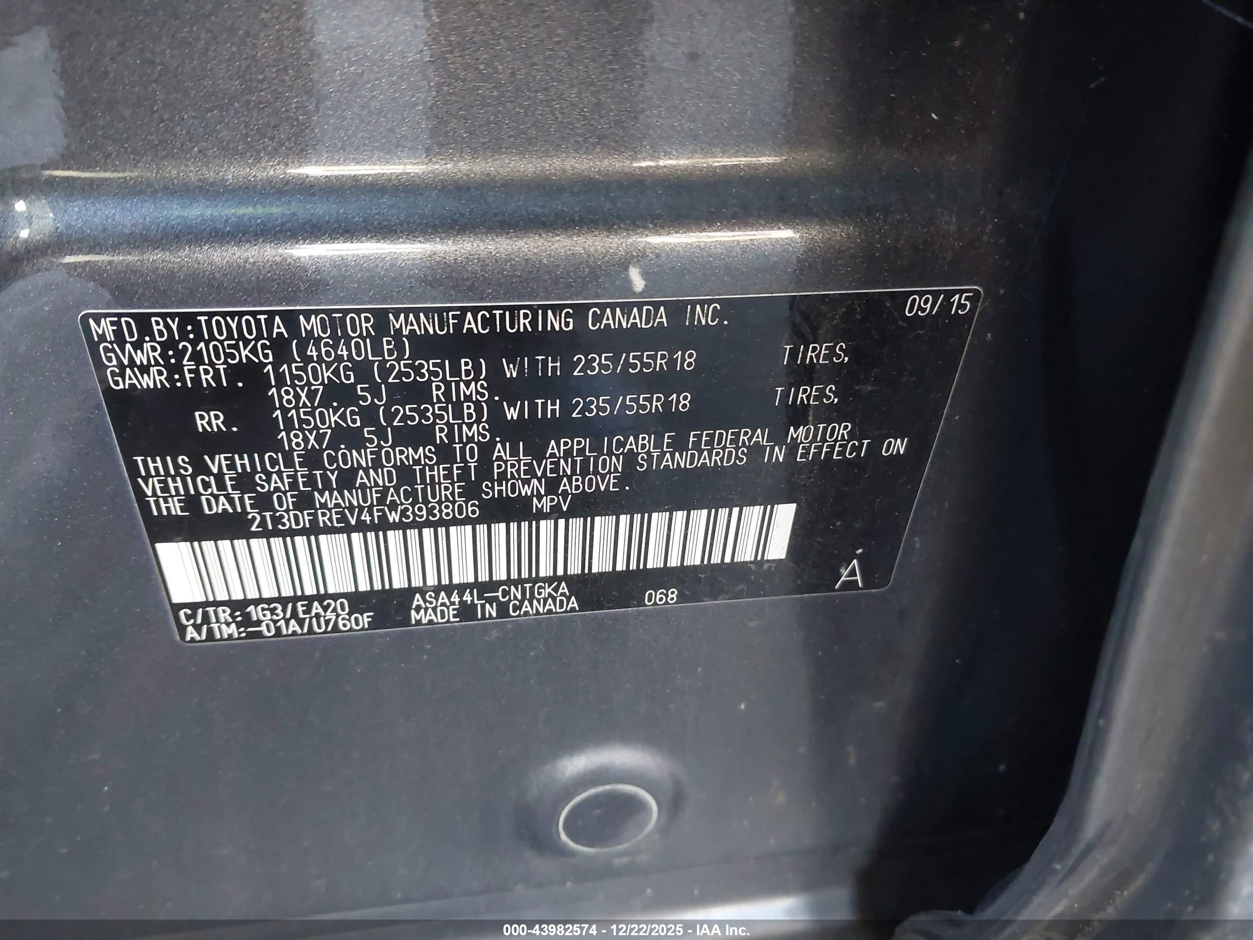 TOYOTA RAV4 image 9