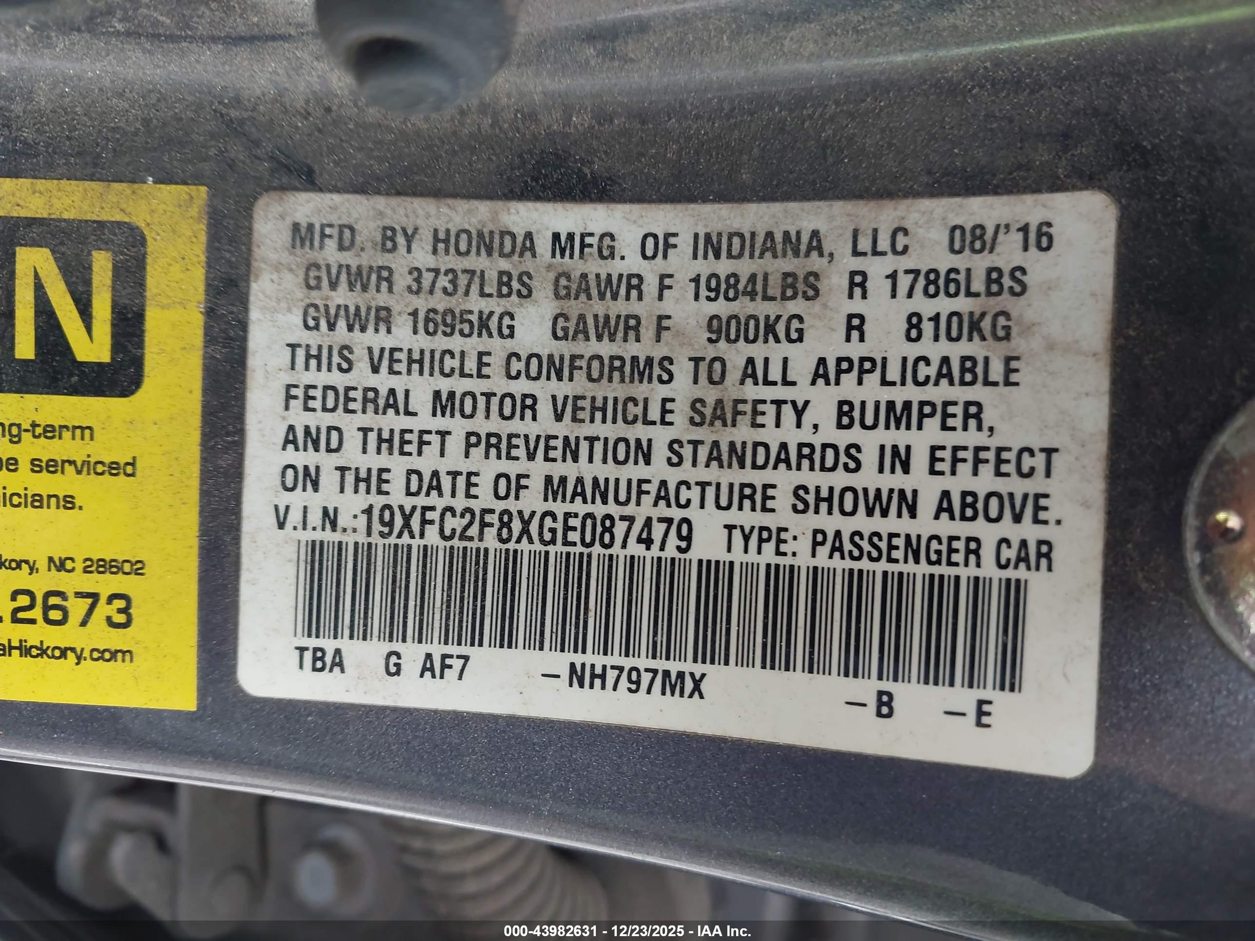 HONDA CIVIC image 9