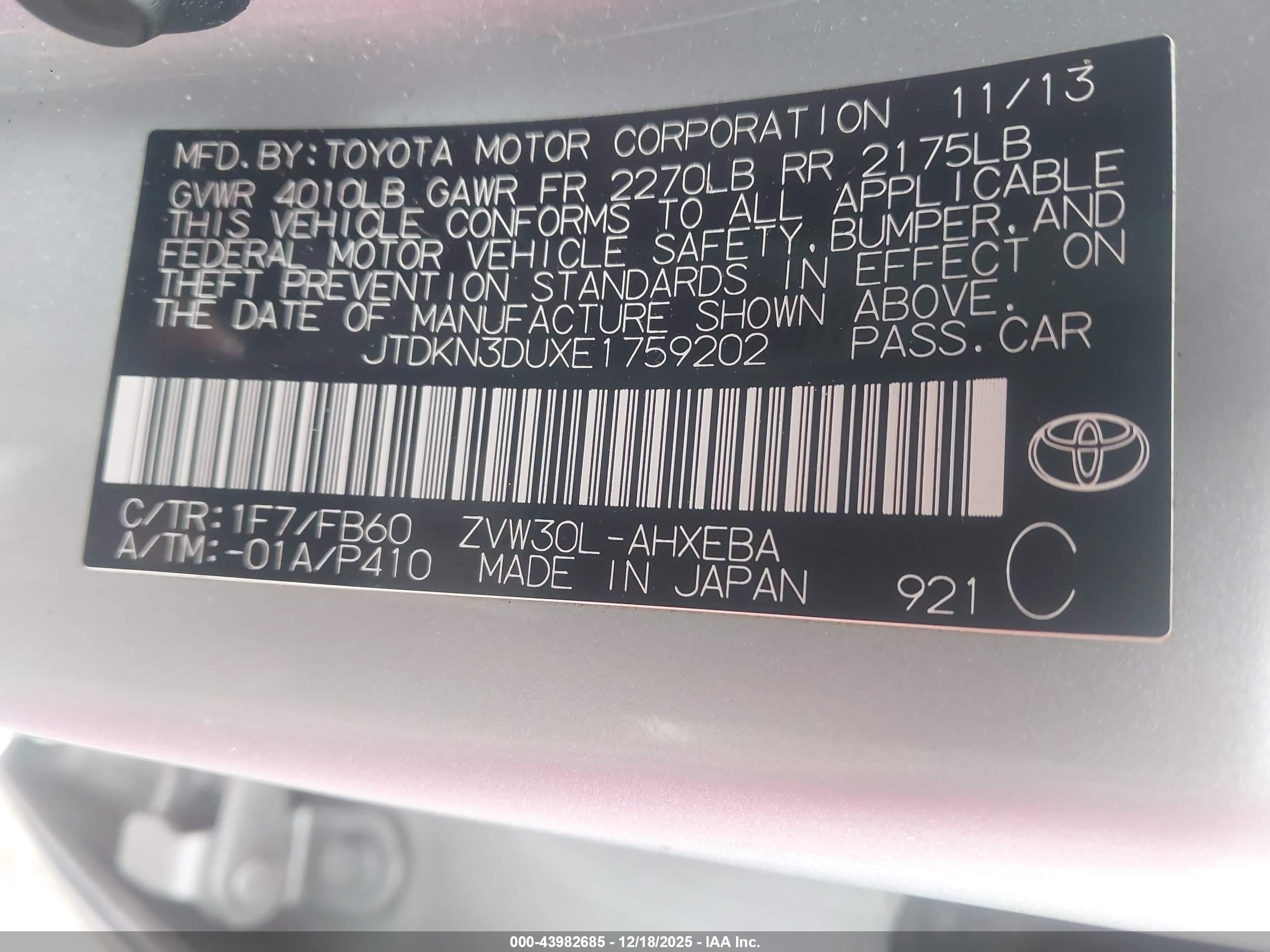 TOYOTA PRIUS image 9