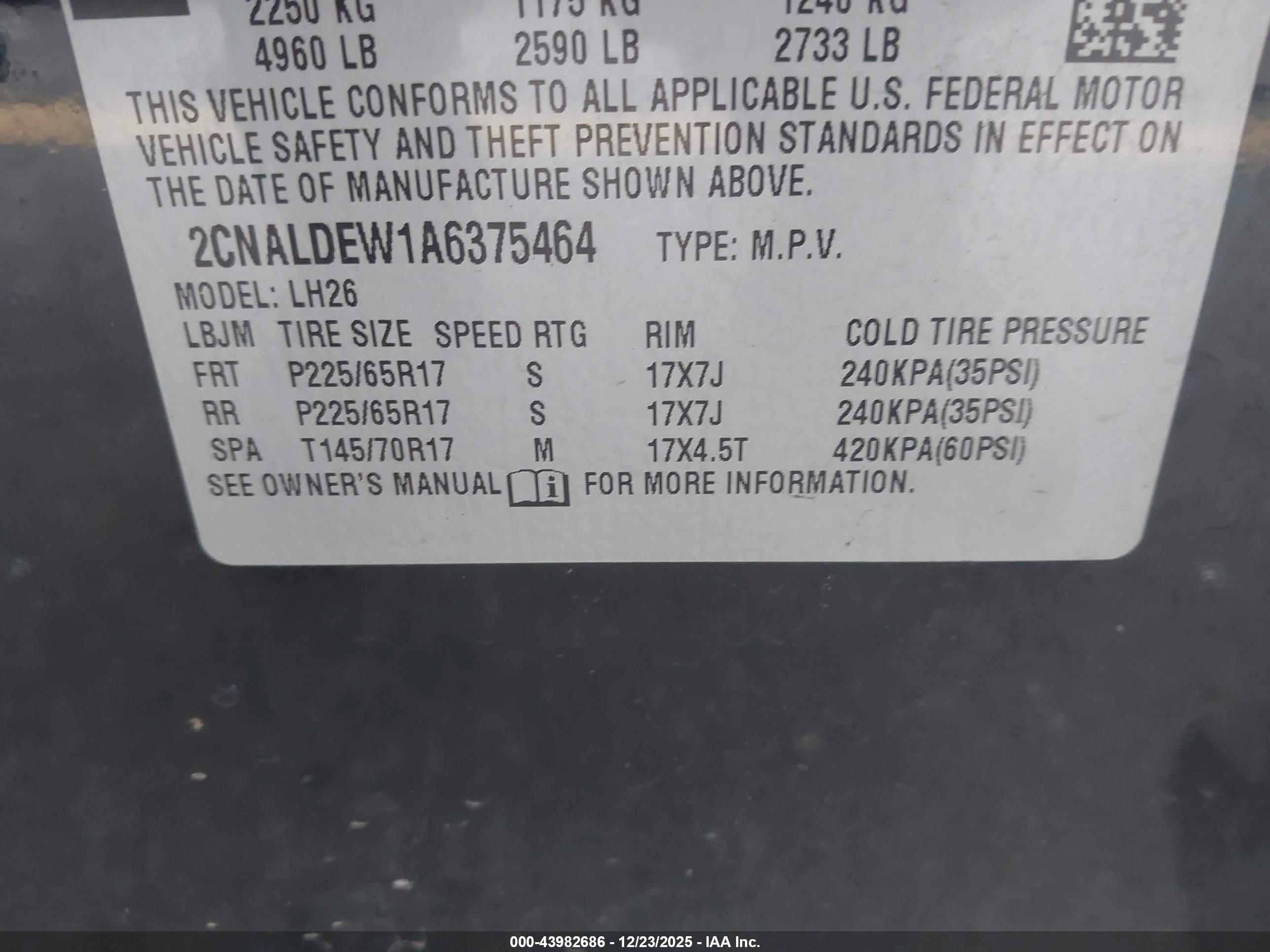 CHEVROLET EQUINOX image 9