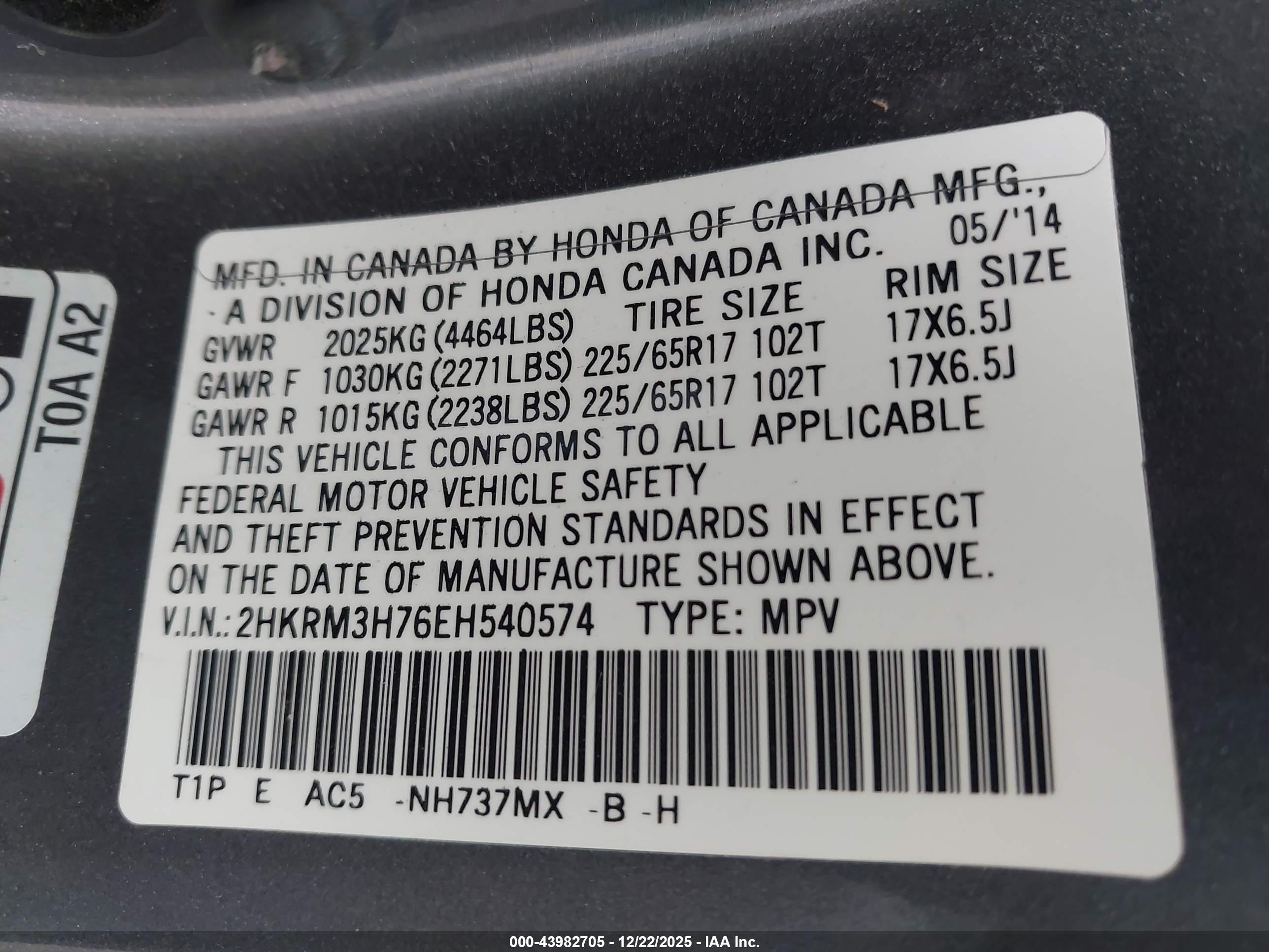 HONDA CR-V image 9