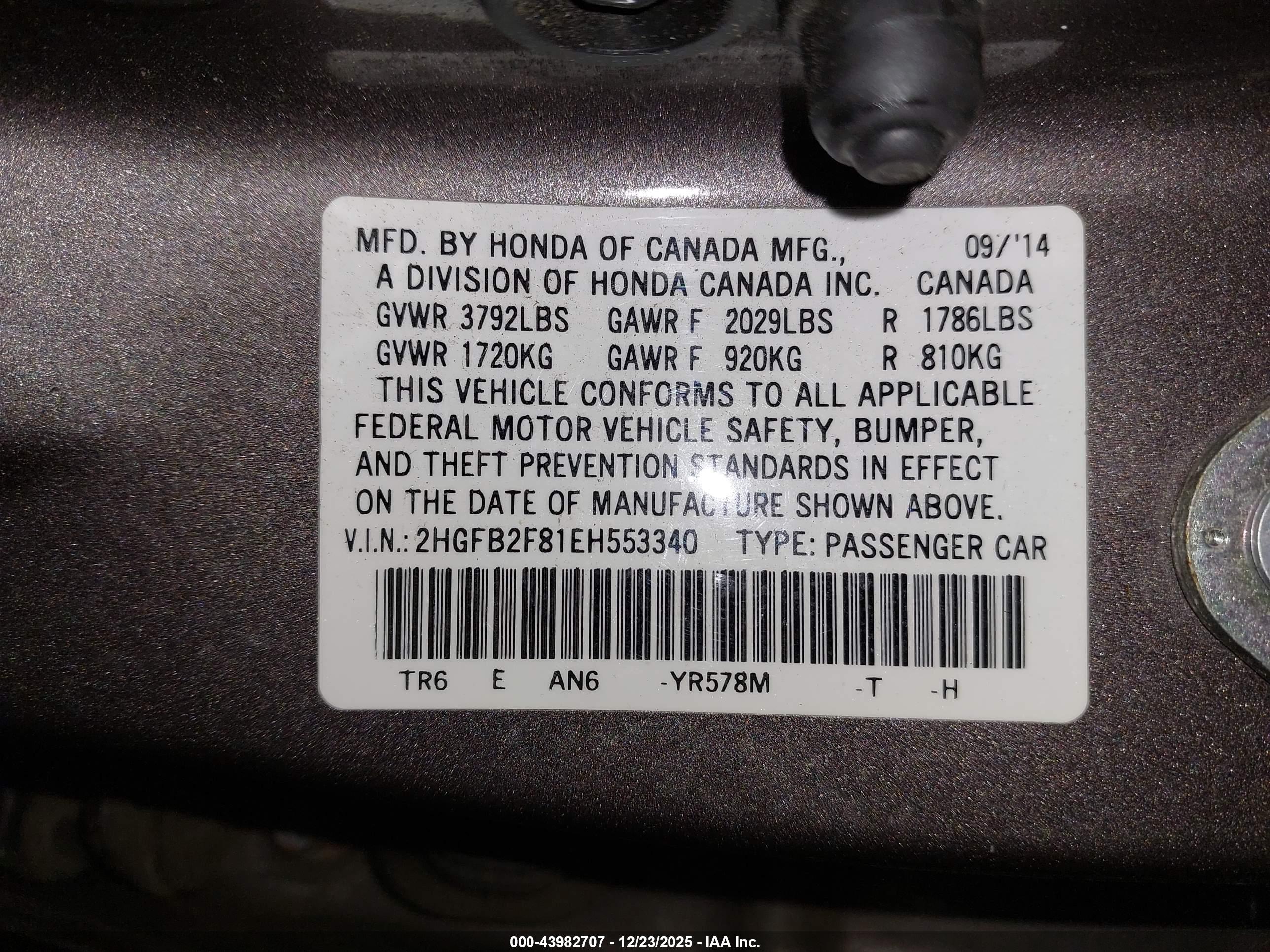 HONDA CIVIC image 9