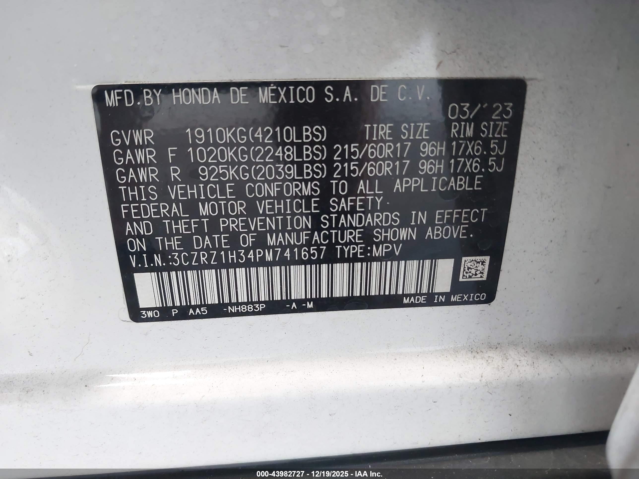HONDA HR-V image 9