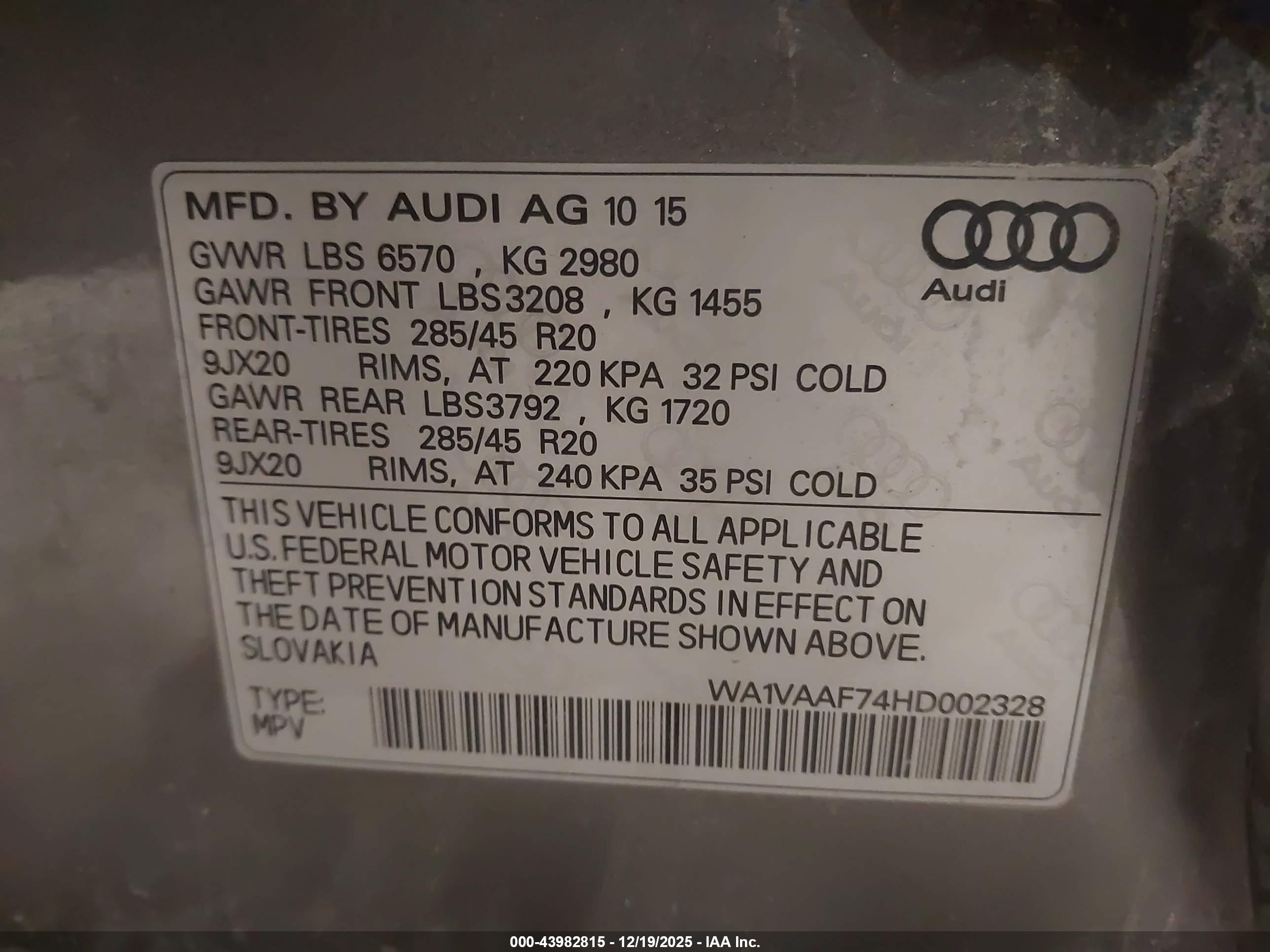 AUDI Q7 image 9