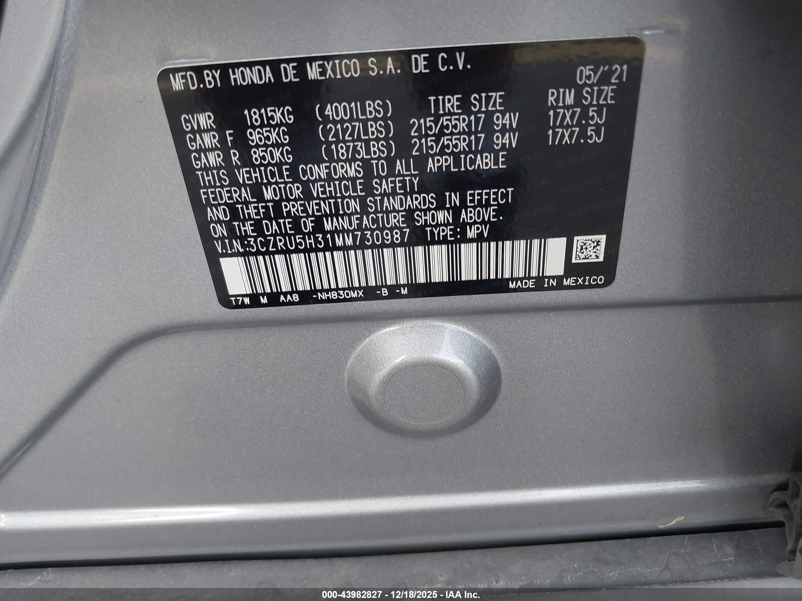 HONDA HR-V image 9