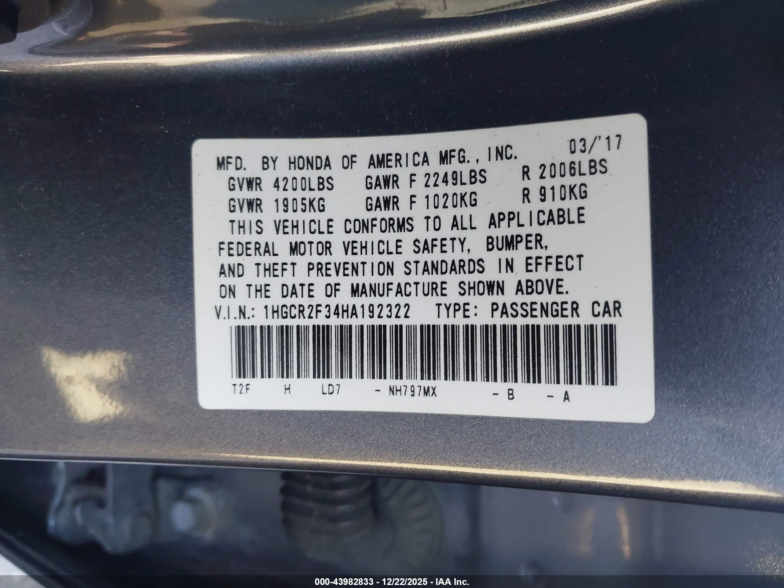 HONDA ACCORD image 9