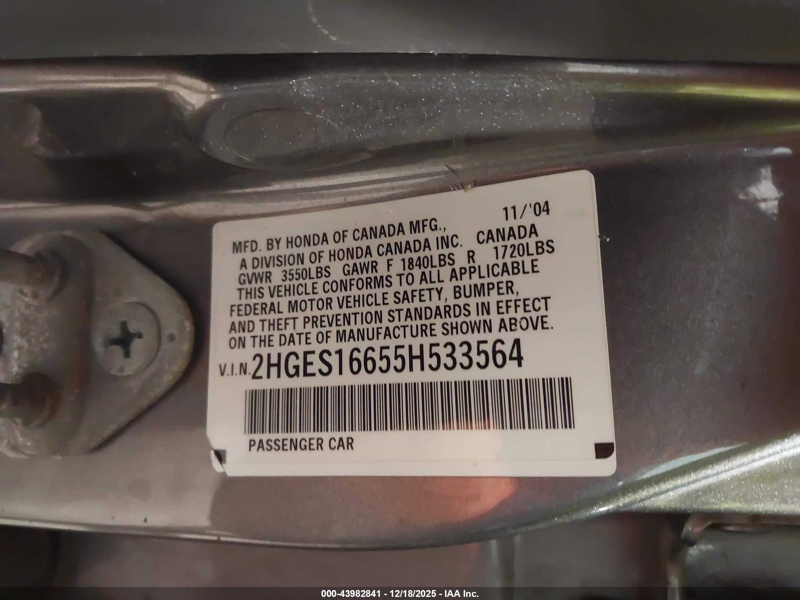 HONDA CIVIC image 9