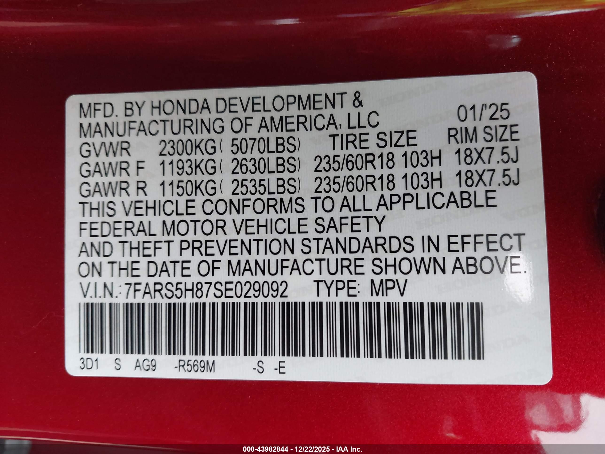 HONDA CR-V image 9