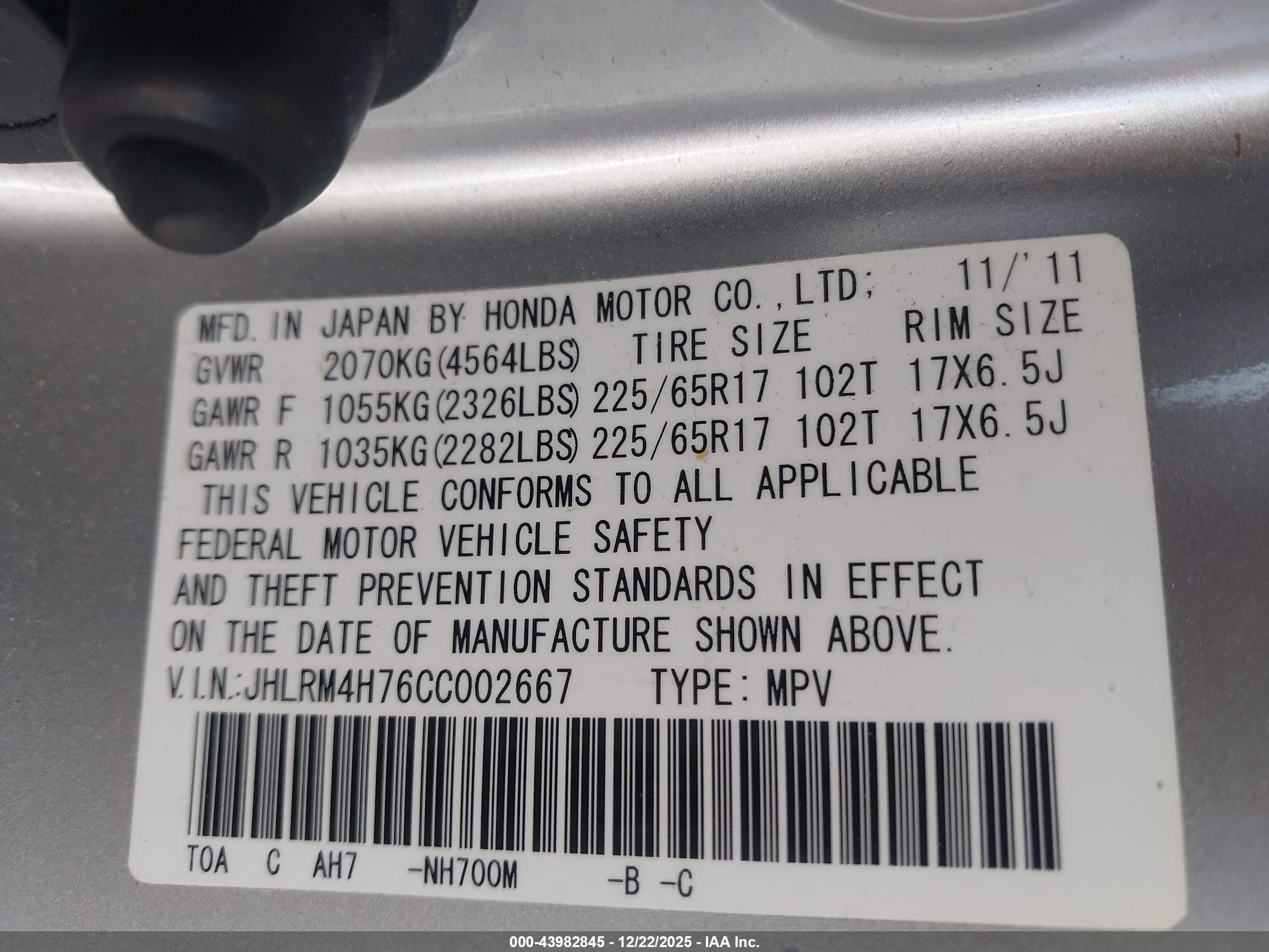HONDA CR-V image 9