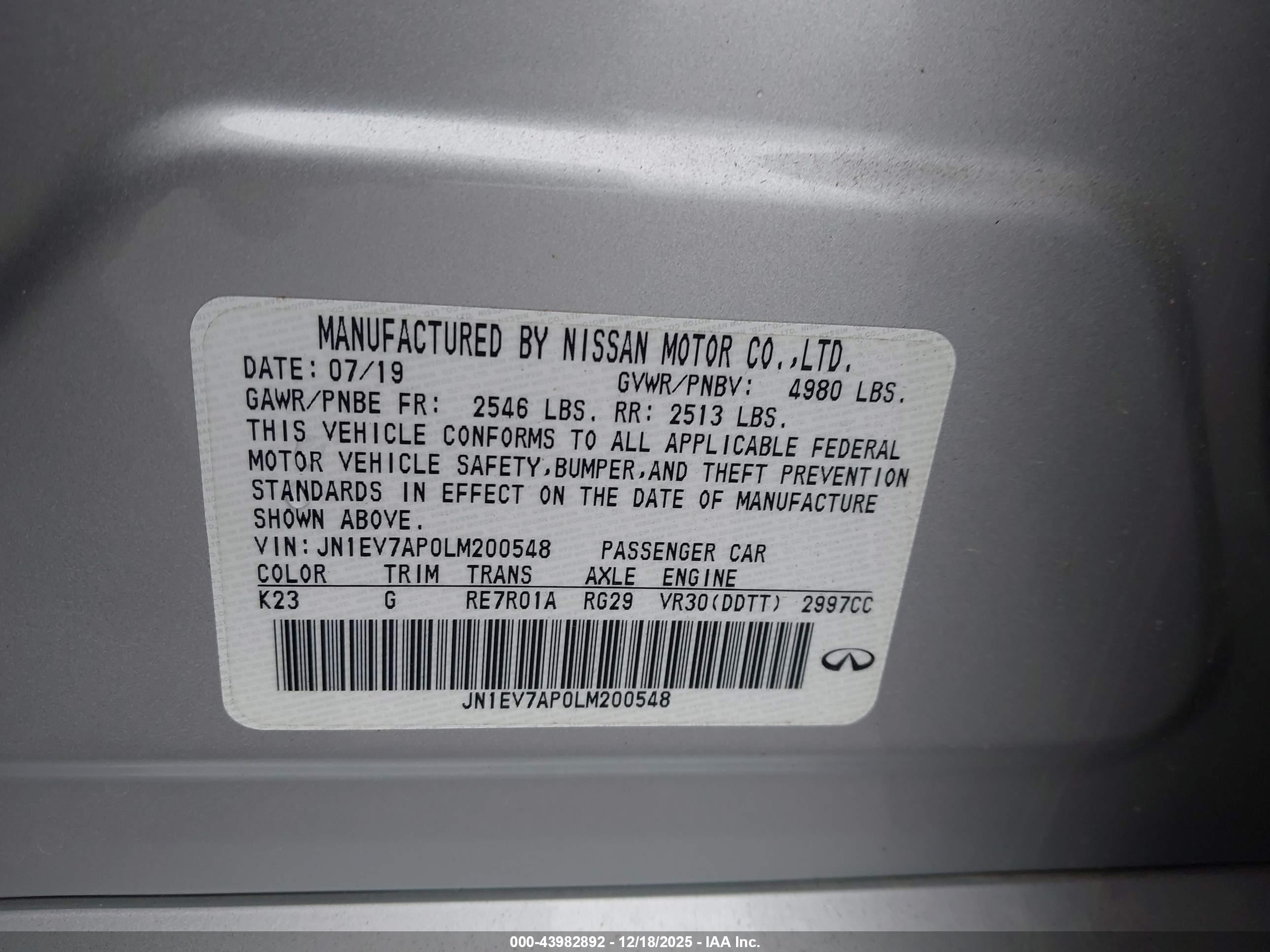 INFINITI Q50 image 9