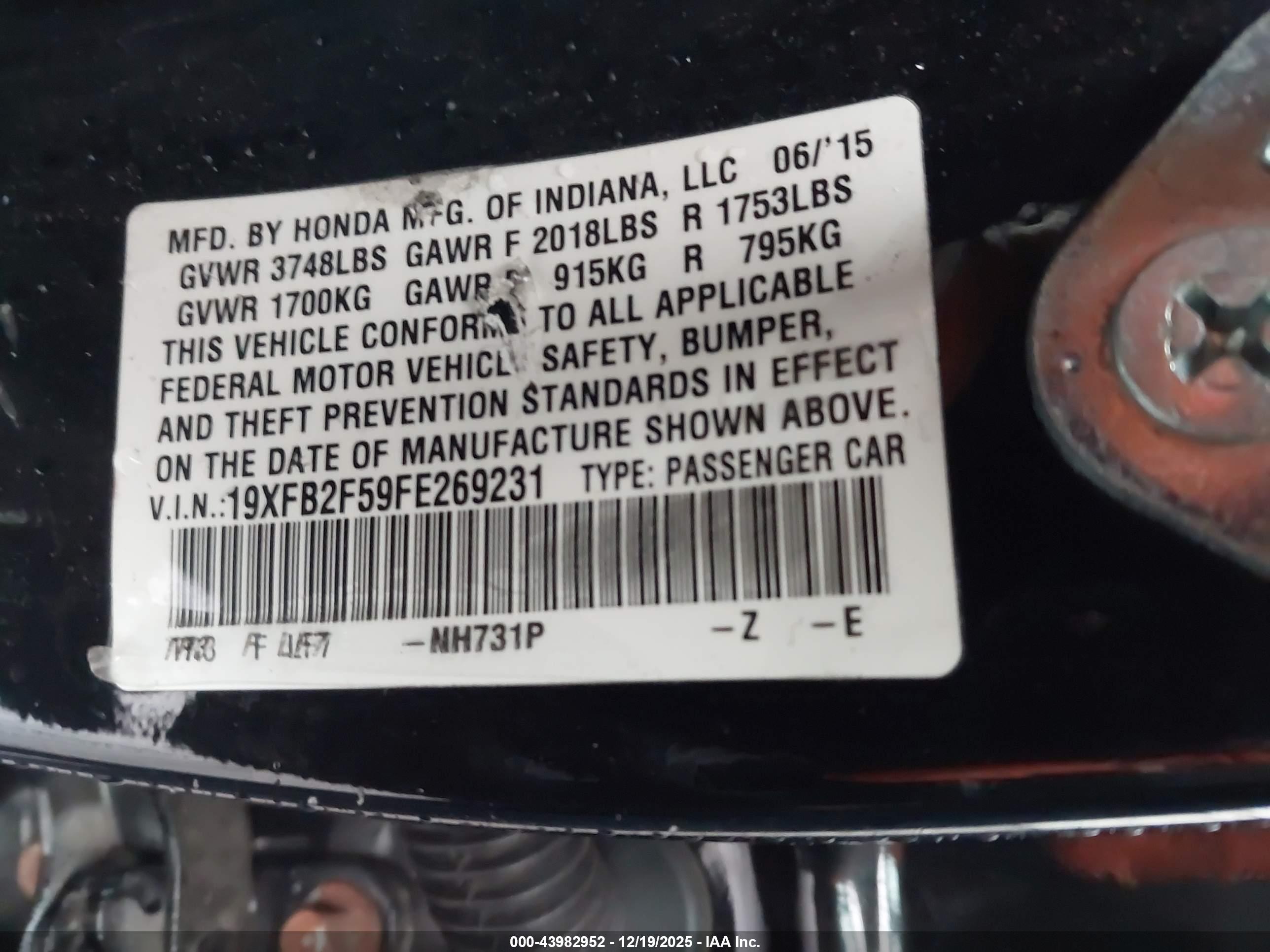 HONDA CIVIC image 9