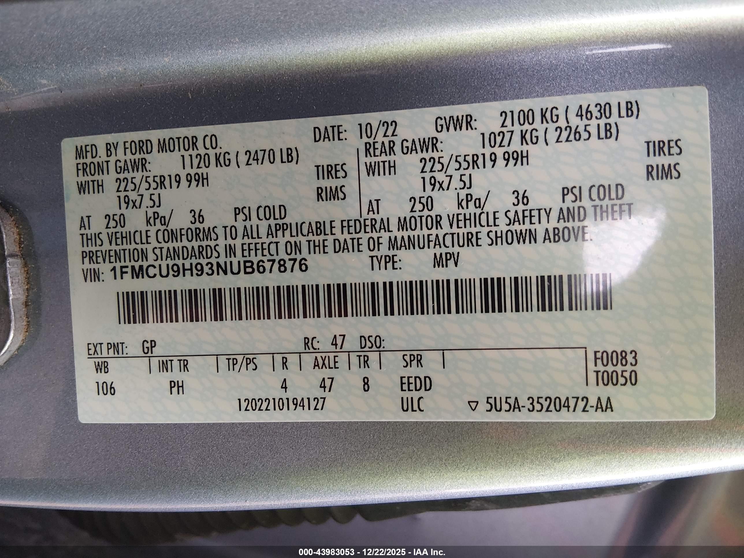 FORD ESCAPE image 9