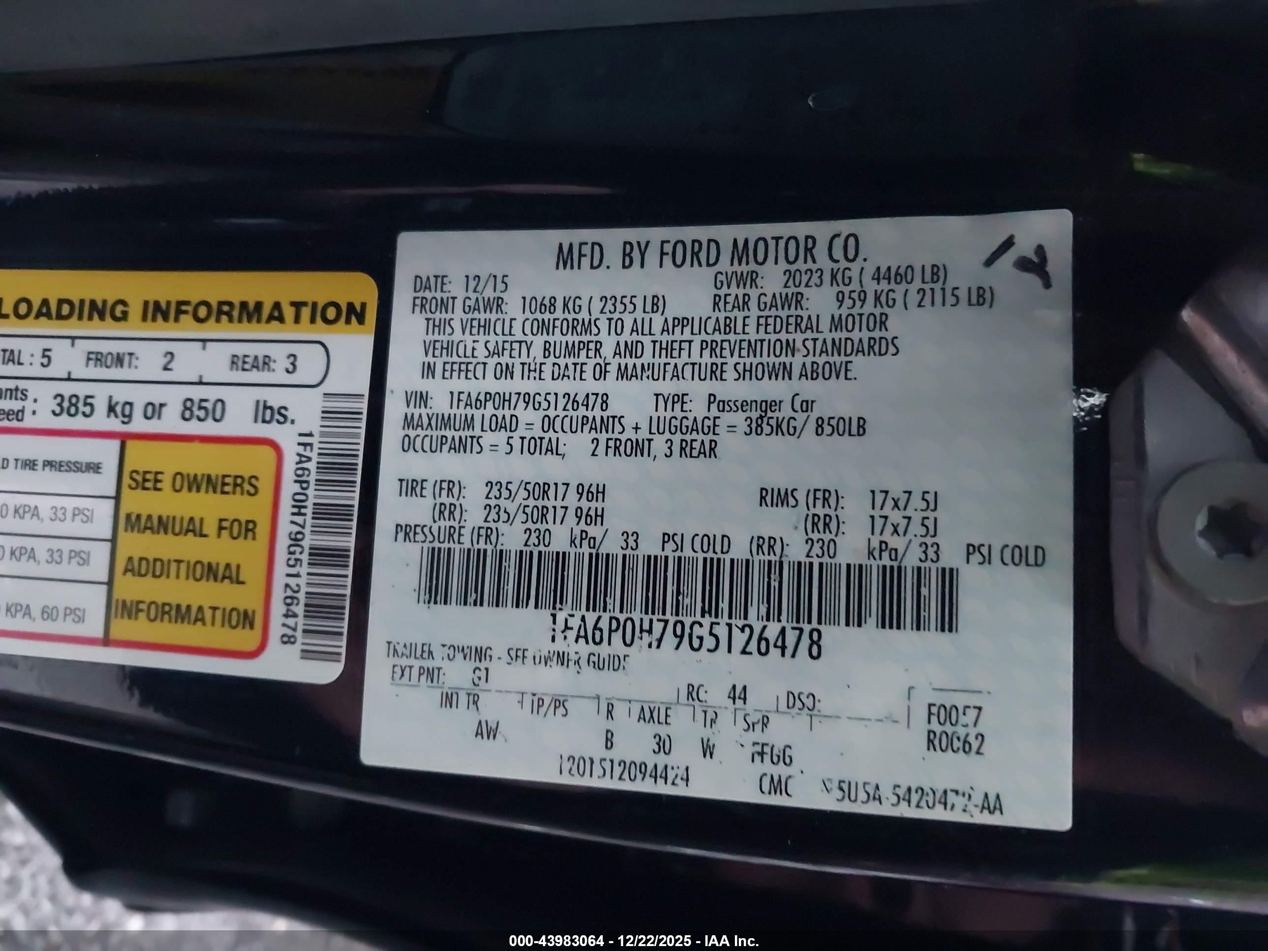 FORD FUSION image 9