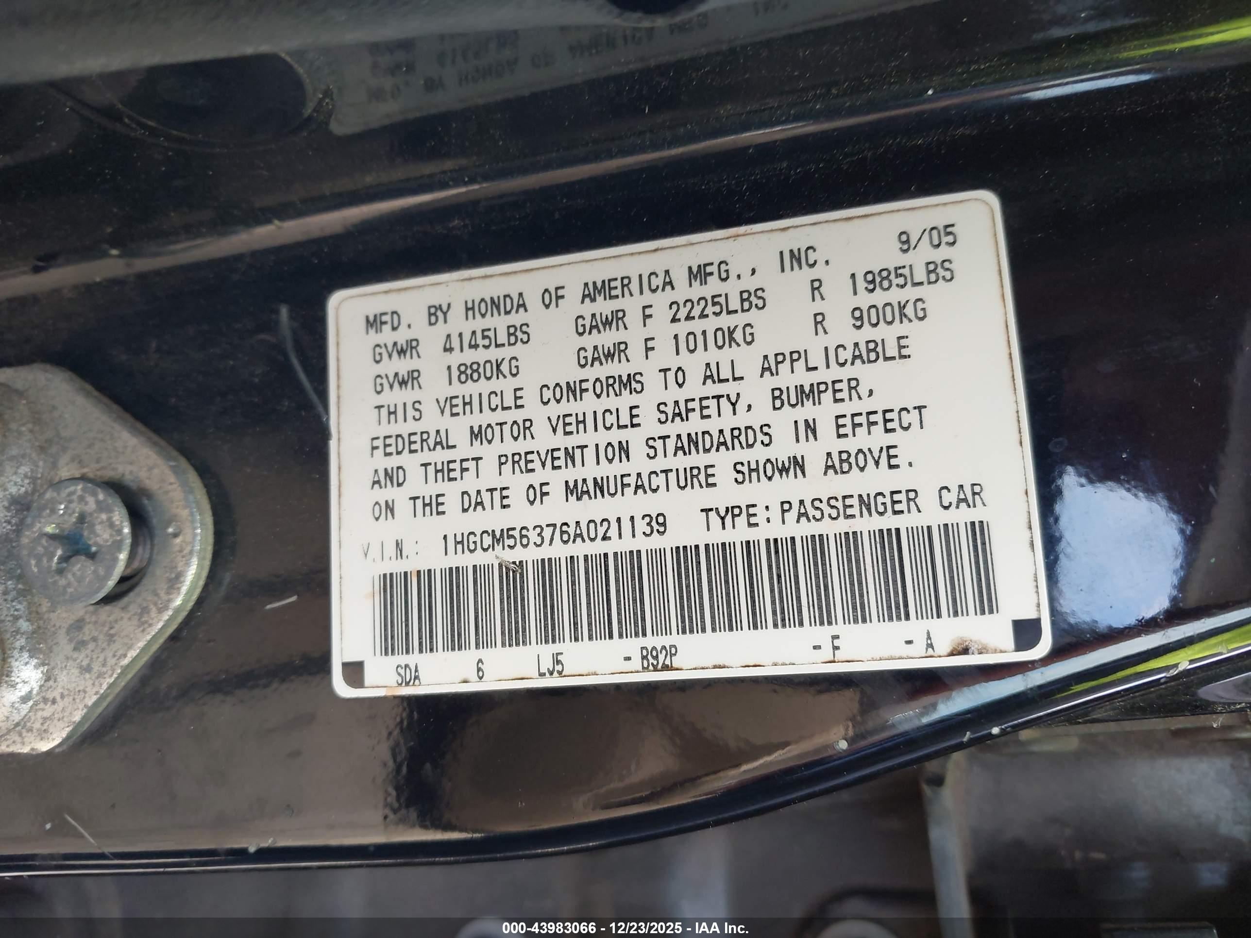HONDA ACCORD image 9