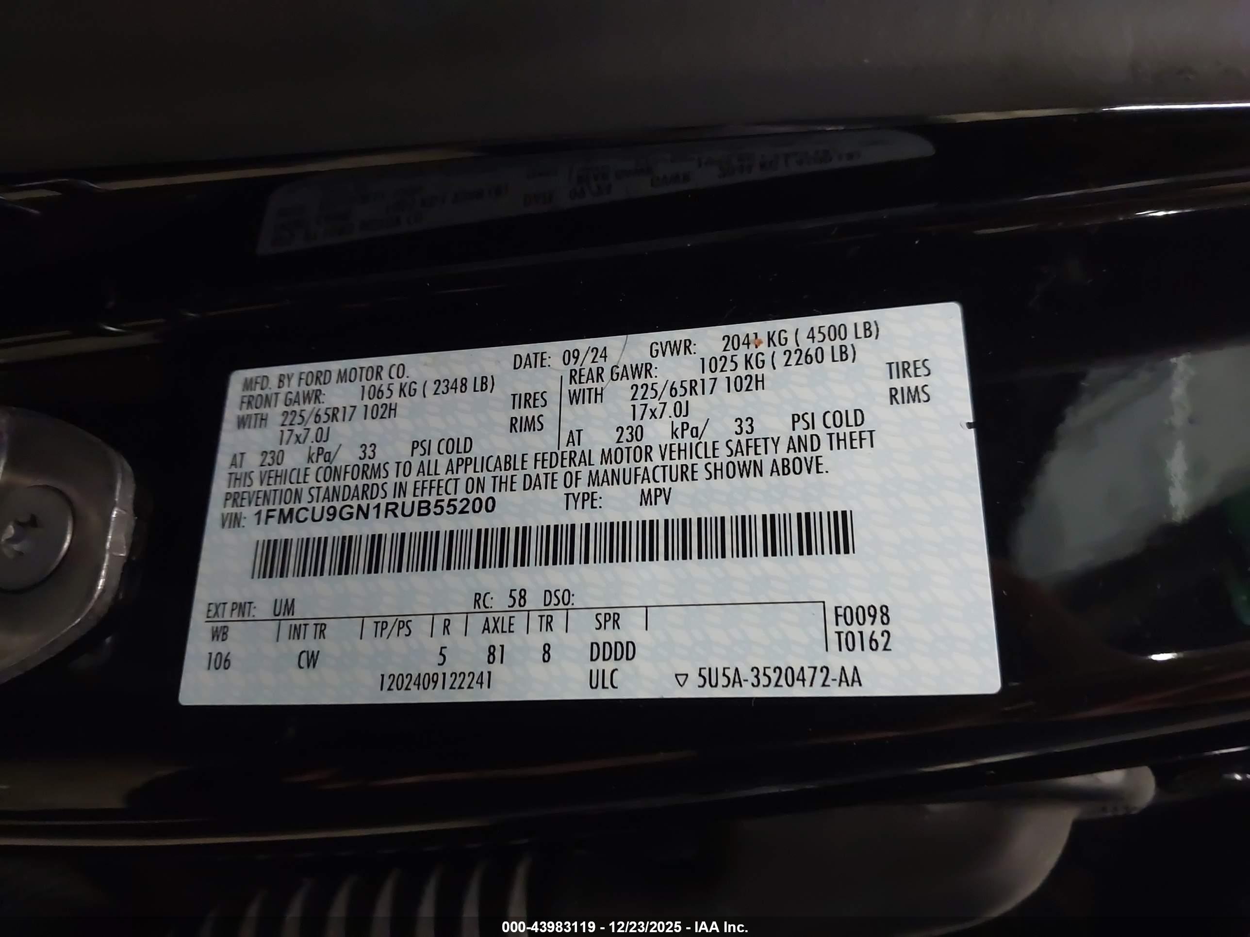FORD ESCAPE image 9