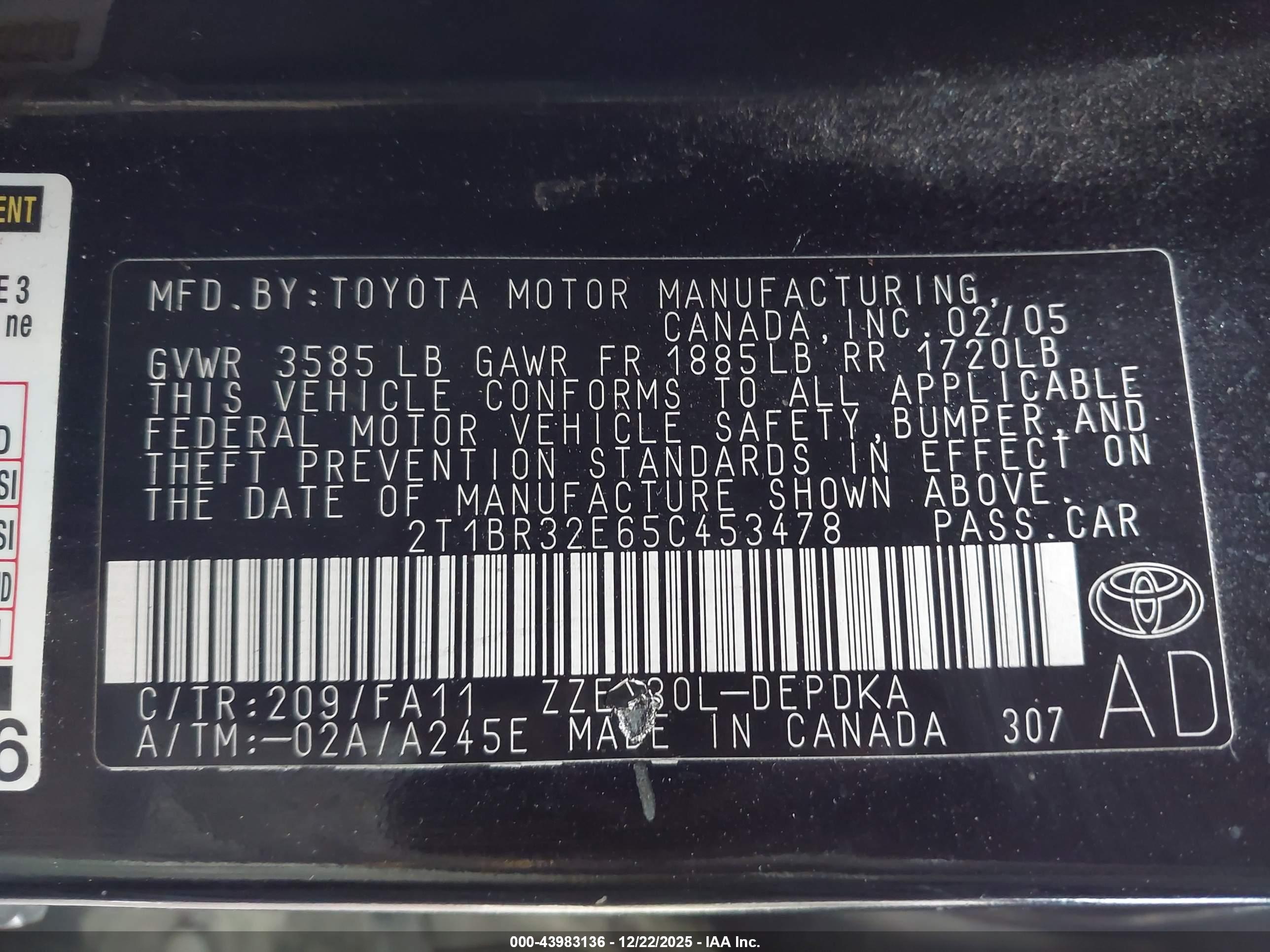 TOYOTA COROLLA image 9