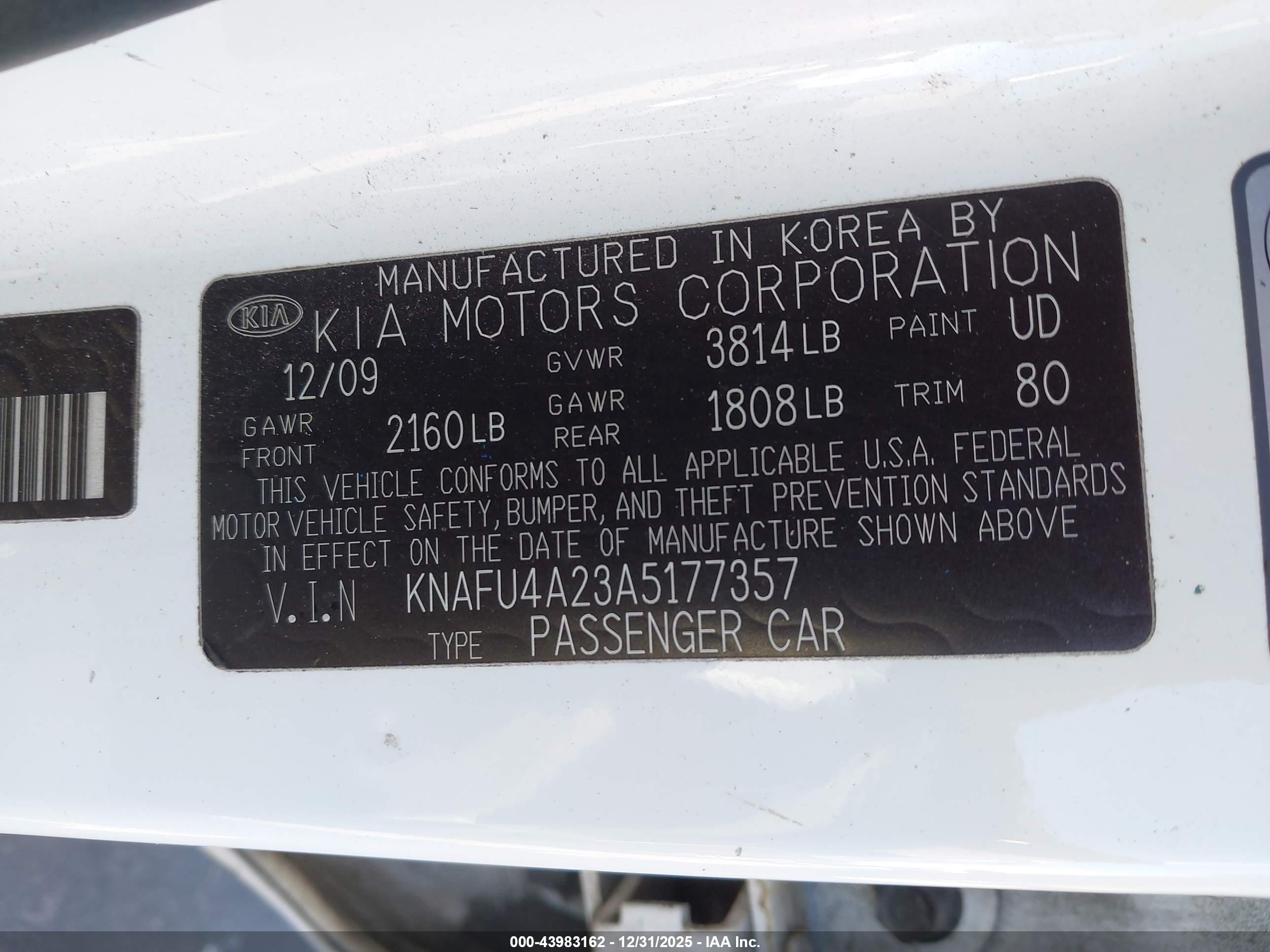 KIA FORTE image 9
