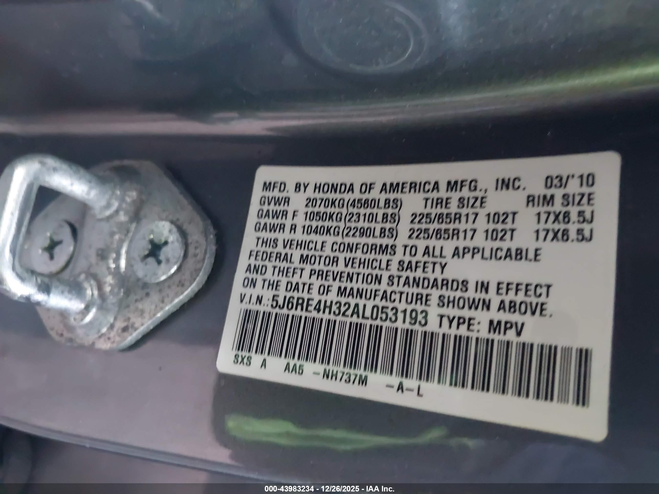 HONDA CR-V image 9