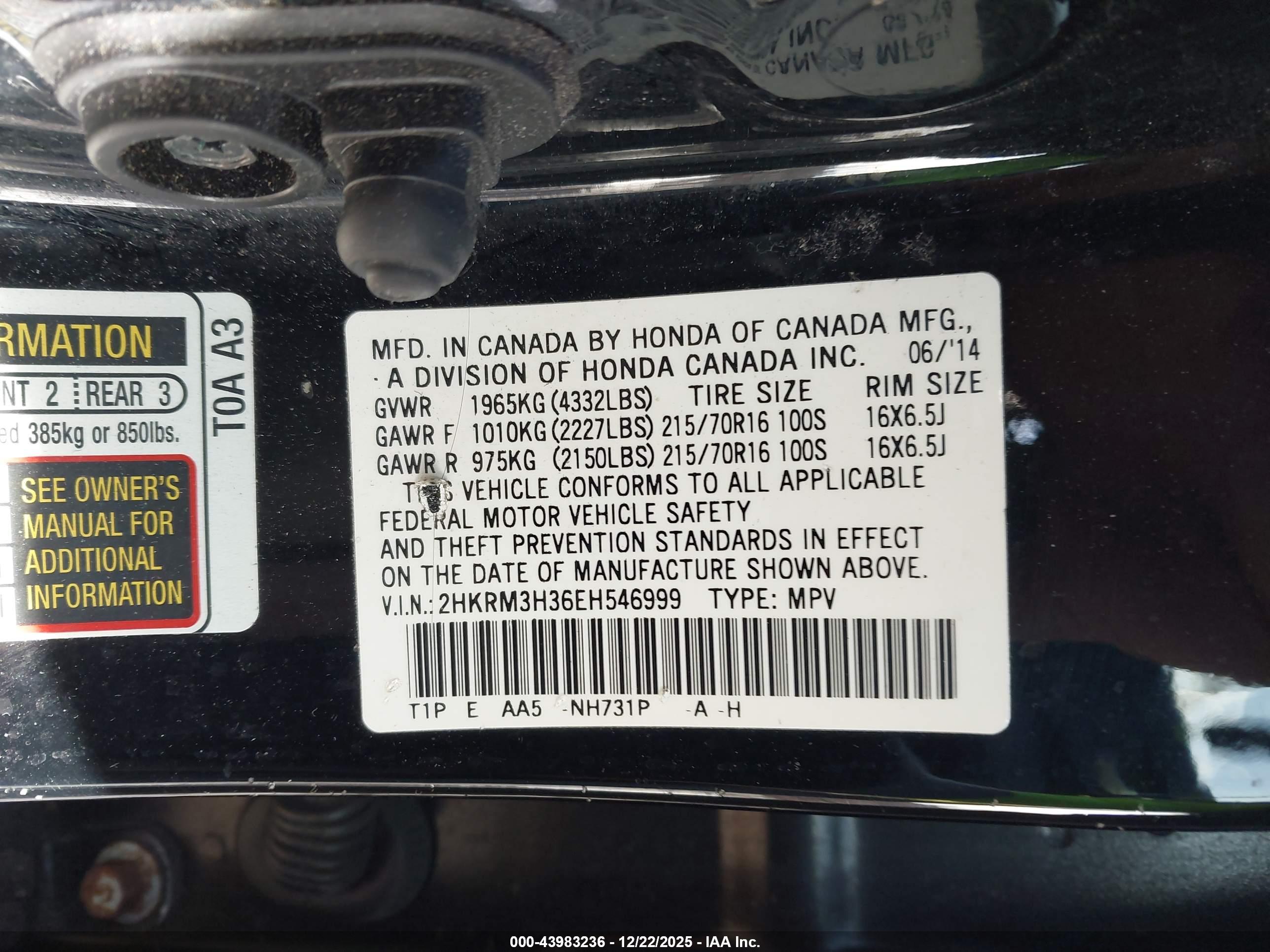 HONDA CR-V image 9