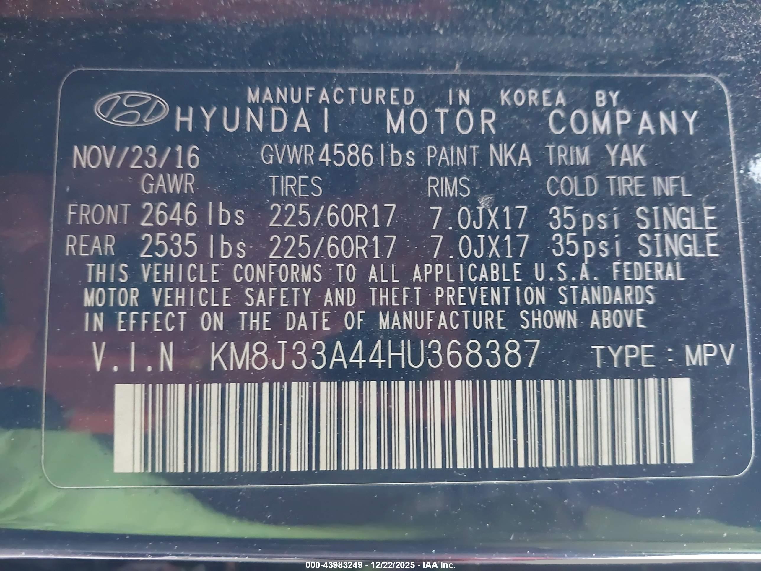 HYUNDAI TUCSON image 9