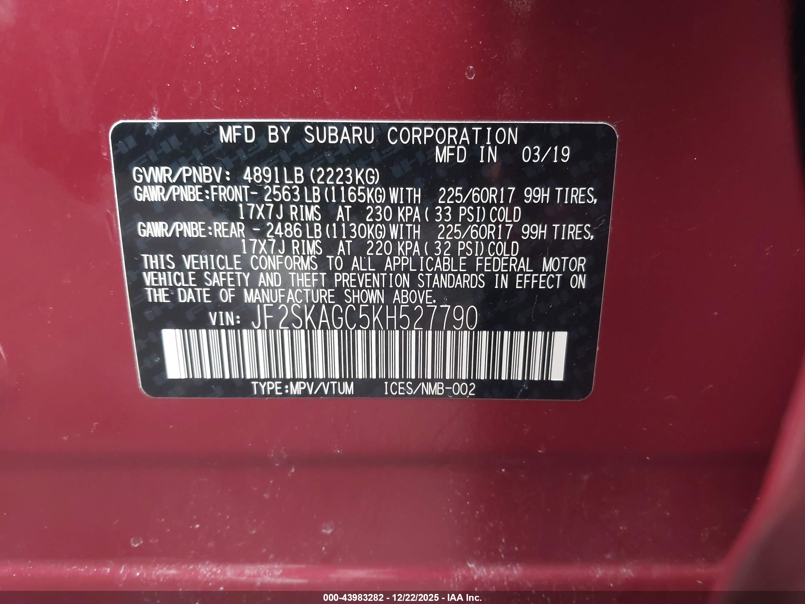 SUBARU FORESTER image 9