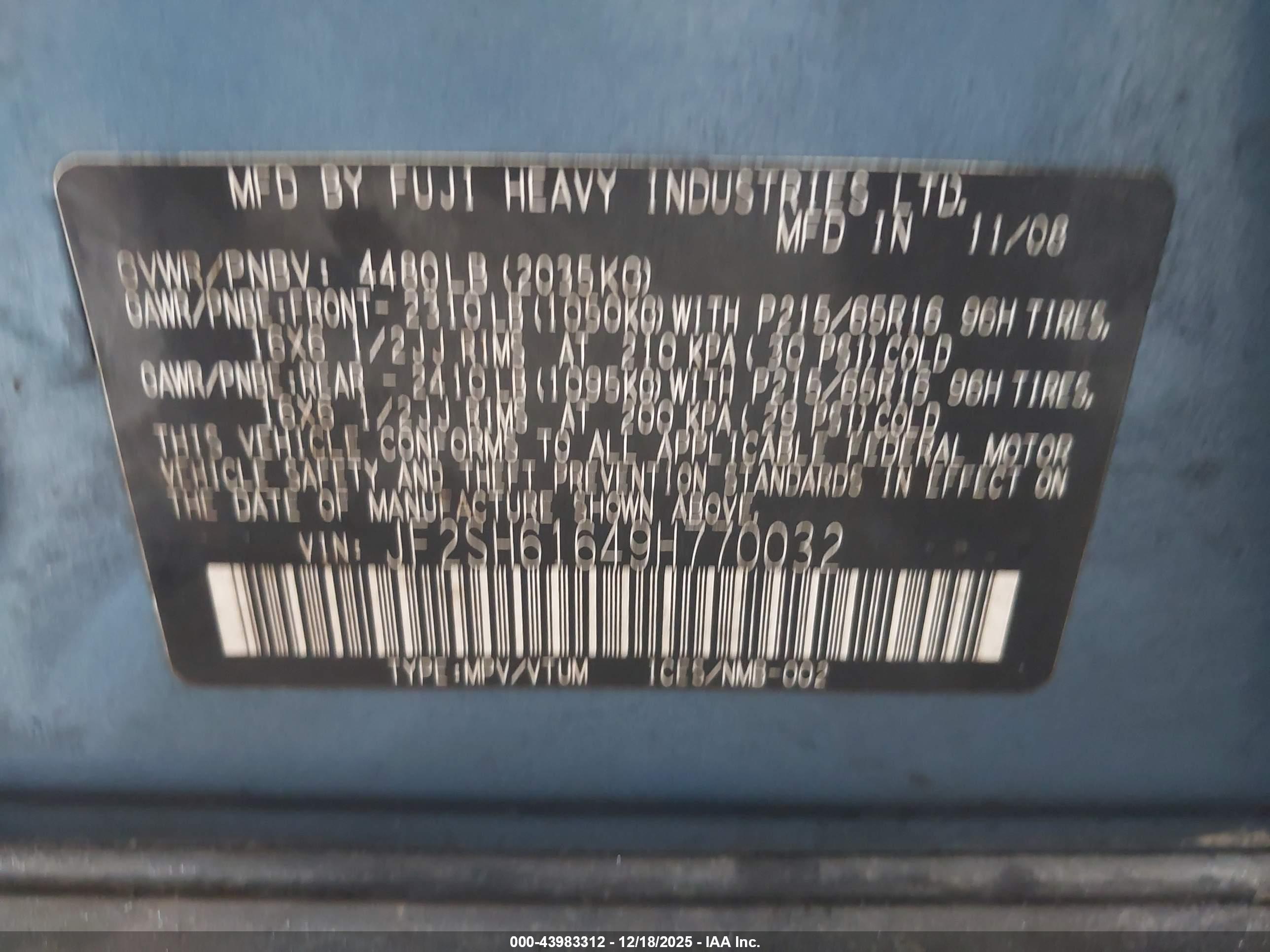 SUBARU FORESTER image 9